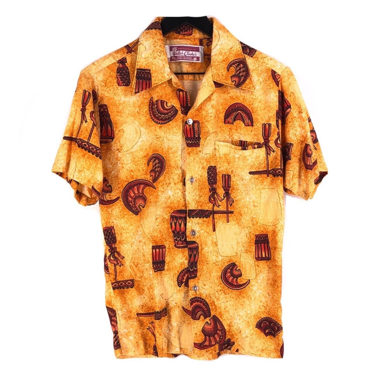 Vintage 60s Hawaiian shirt 1960s vintage Size US S / EU 44-46 / 1 - 1 Thumbnail