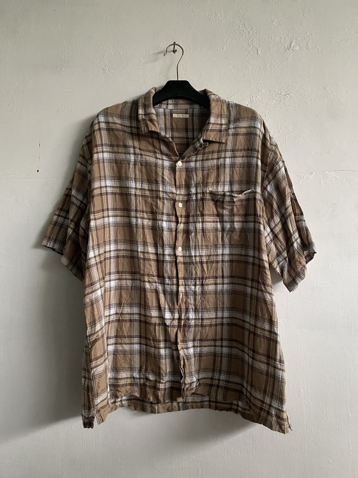 GU GU Plaid Shirt Size US XL / EU 56 / 4 - 1 Thumbnail