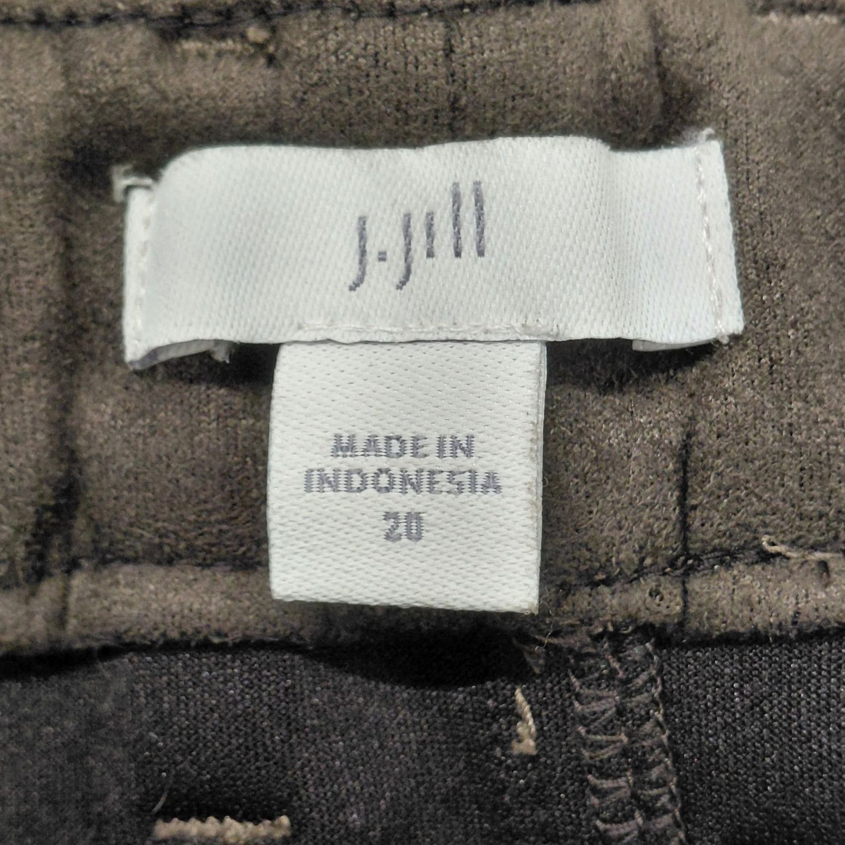 J. Jill VINTAGE J.Jill Suede Skirt Womens Size 20 Maxi Vent Back Slit Brown Olive Fall Mens Womens Girl Boy? Size 42" / US 20 - 5 Thumbnail