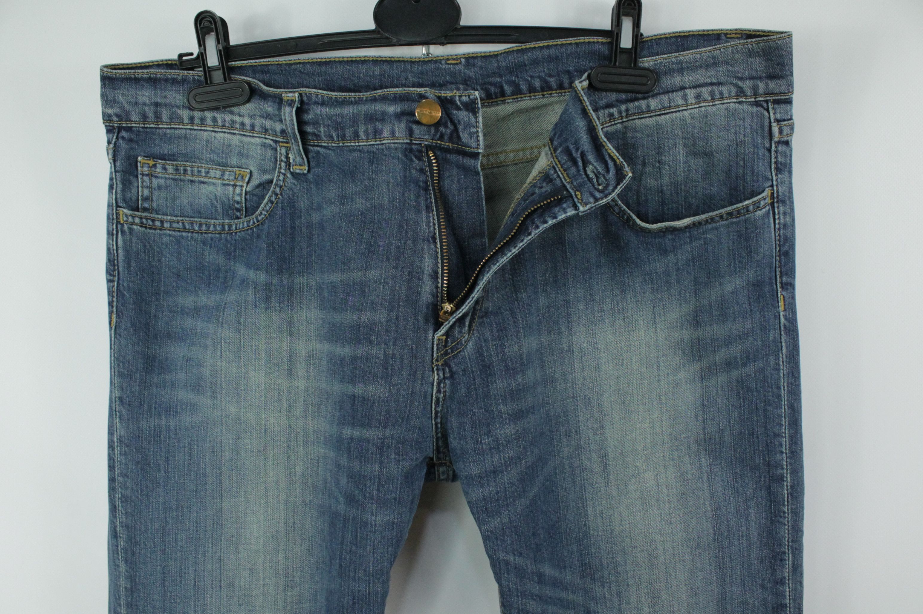 Carhartt Carhartt Wip Slim Fit Blue Denim Rebel Pant Jeans Size US 36 / EU 52 - 3 Thumbnail