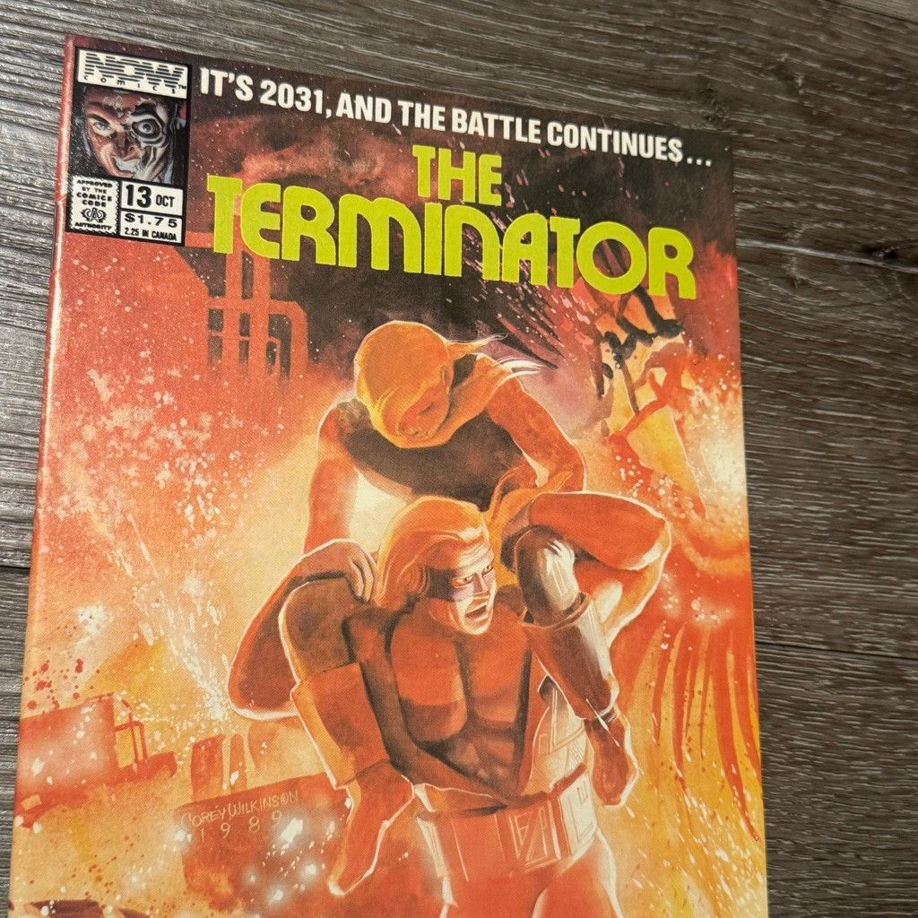 The Unbranded Brand 1989 The Terminator Comic Book One Size Oct 13 Size ONE SIZE - 4 Thumbnail