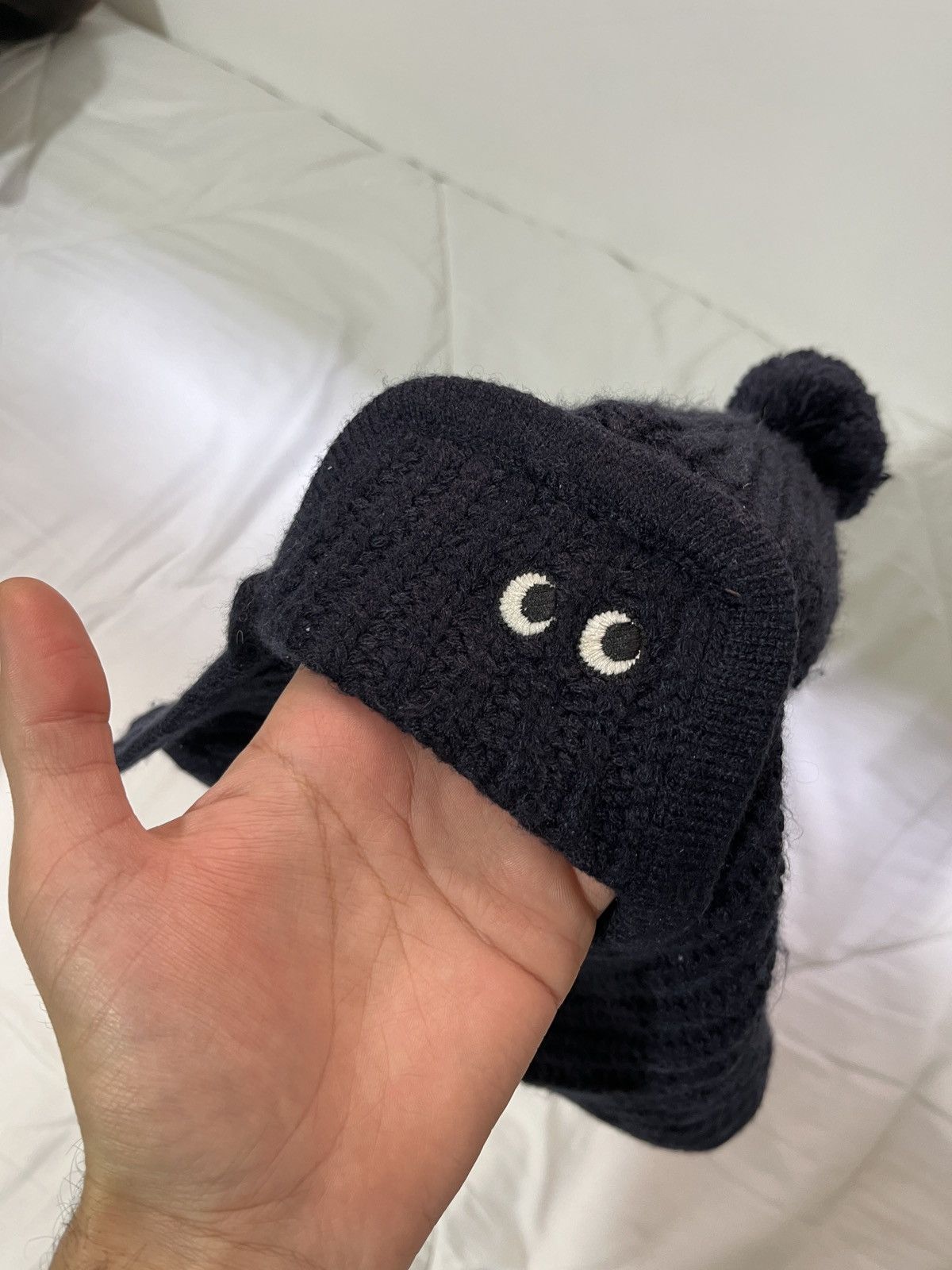 Anya Hindmarch Anya hindmarch x uniqlo navy beanie Size ONE SIZE - 4 Thumbnail