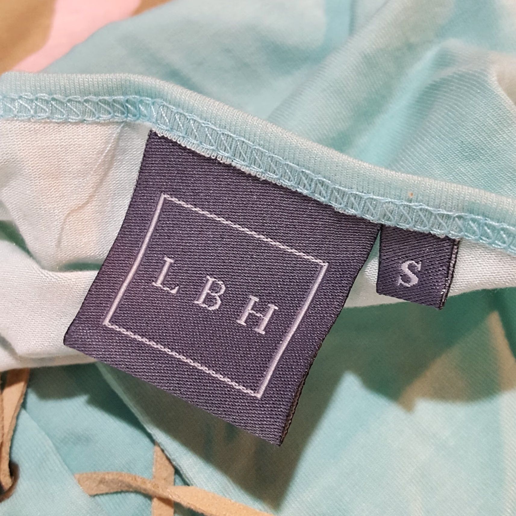 Vintage VINTAGE LBH Blouse Shirt Casual Long Sleeve Crew Lace Up 90s Blue Women's Small Size S Shirt Women Size S / US 4 / IT 40 - 5 Thumbnail