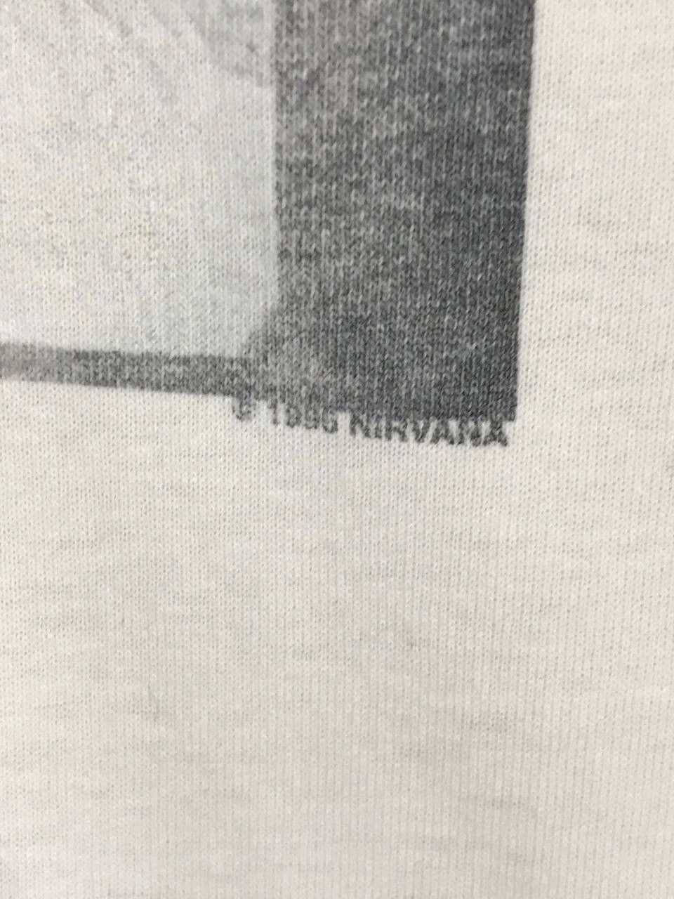 Band Tees vintage 1996 Nirvana band grunge kurt cobain distressed Size US XL / EU 56 / 4 - 4 Thumbnail