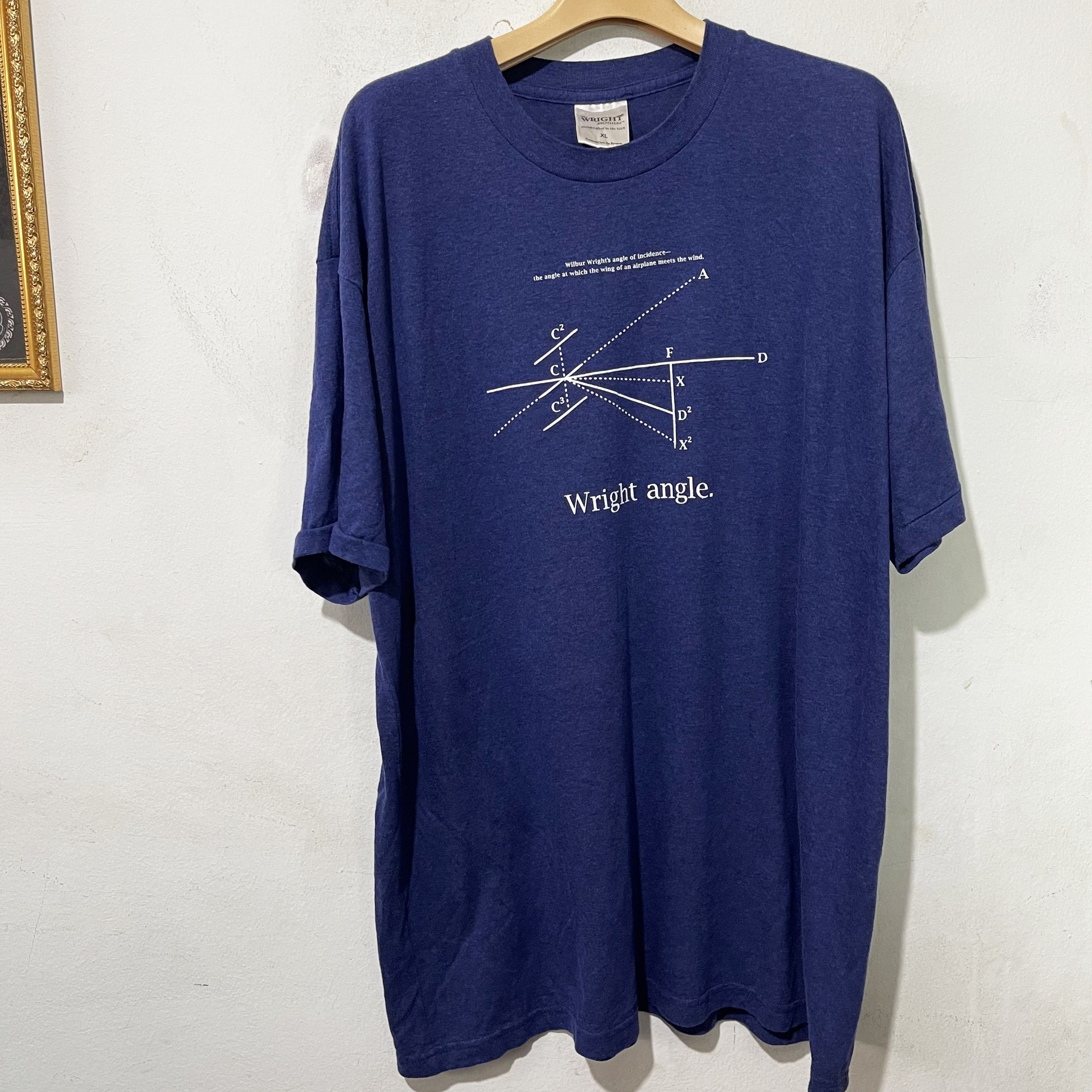 Vintage Vintage Wright Brothers T-shirt Size US XL / EU 56 / 4 - 1 Thumbnail