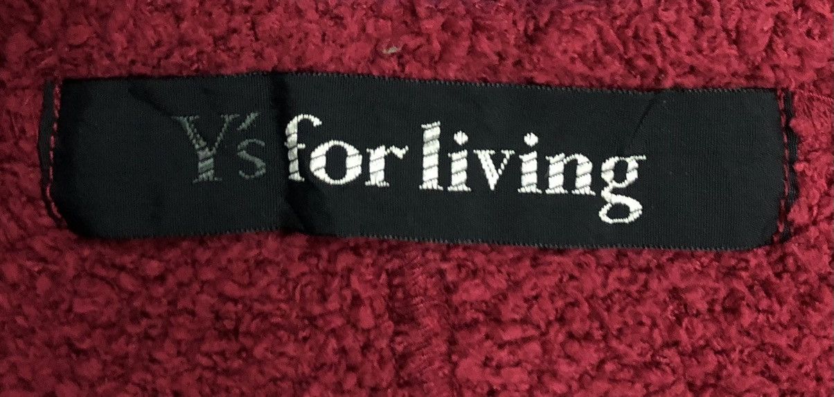 Japanese Brand × Y's × Yohji Yamamoto Yohji Y's for Living Burgundy Textured Lounge Dress Size US XL / EU 56 / 4 - 6 Thumbnail