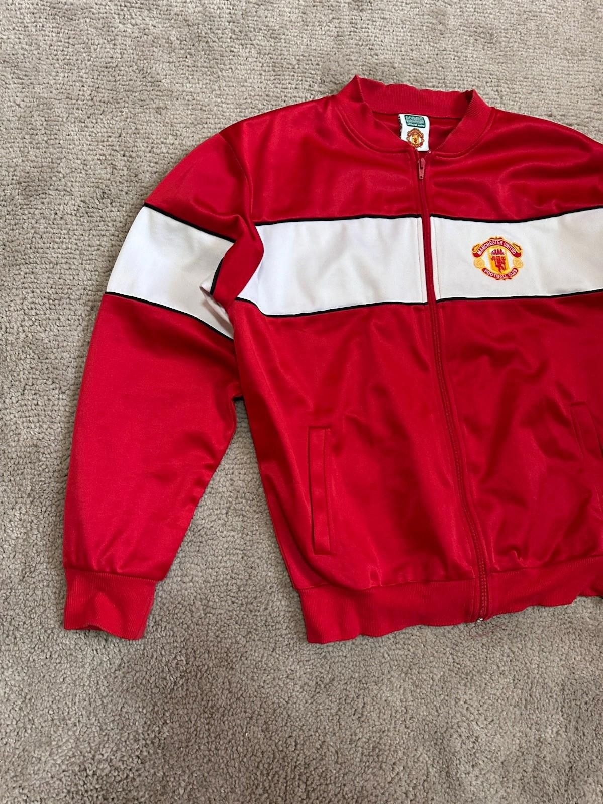 Other Score Draw Retro 1985 MANCHESTER UNITED Track Jacket Size US XL / EU 56 / 4 - 2 Thumbnail