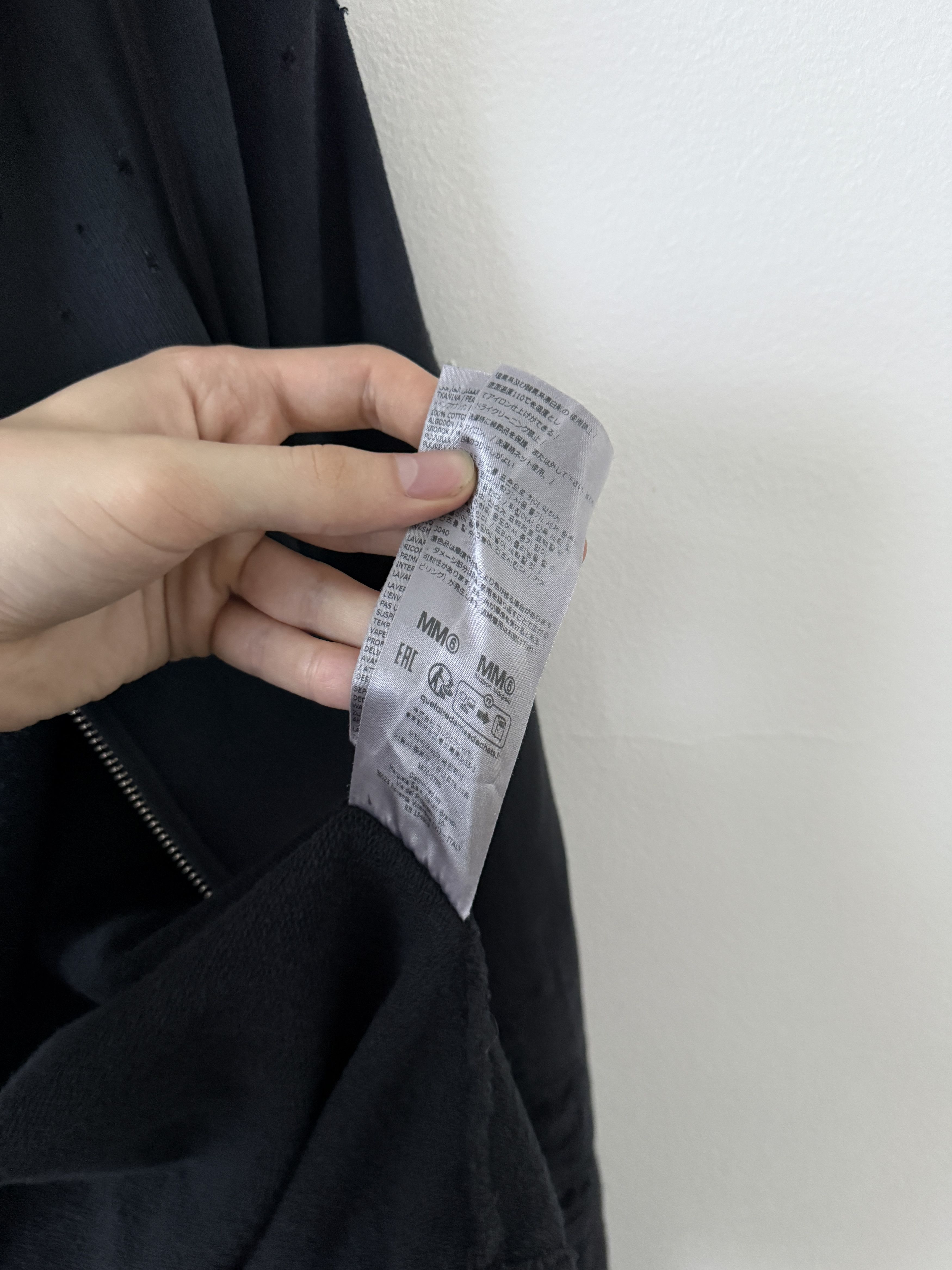 Maison Margiela MM6 Distressed Hoodie Size US XS / EU 42 / 0 - 25 Thumbnail