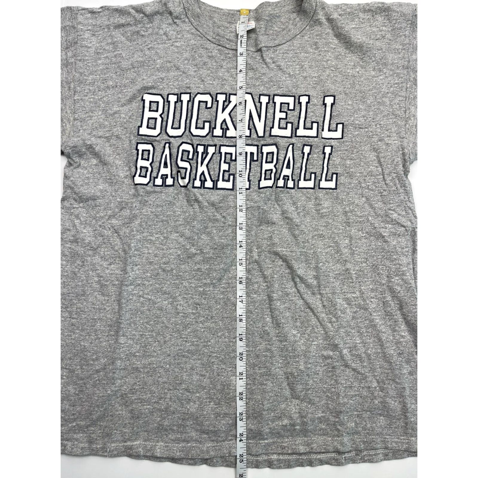 Champion VINTAGE Champion Graphic Tee Bucknell University Basketball 80s 90s Gray XL Mens Size US XL / EU 56 / 4 - 7 Thumbnail