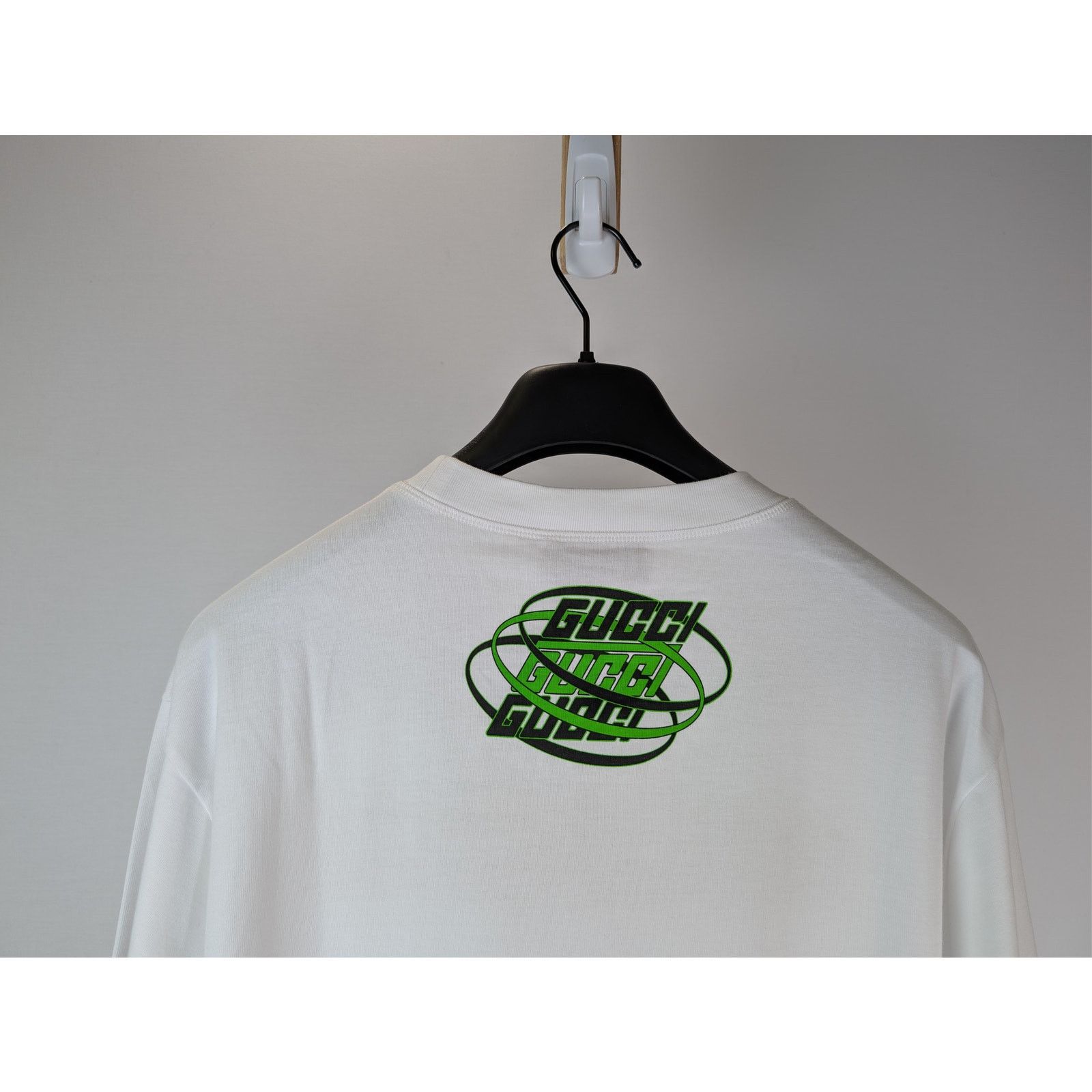 Gucci o1rshd1 Q:2 / Logo-Print Cotton Jersey T-shirt in White Size US M / EU 48-50 / 2 - 11 Thumbnail