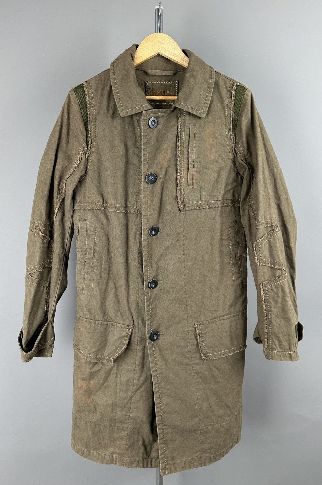 Marithe + Francois Girbaud Marithe Francois Girbaud - Military Trench Coat - Vintage Size US M / EU 48-50 / 2 - 1 Thumbnail