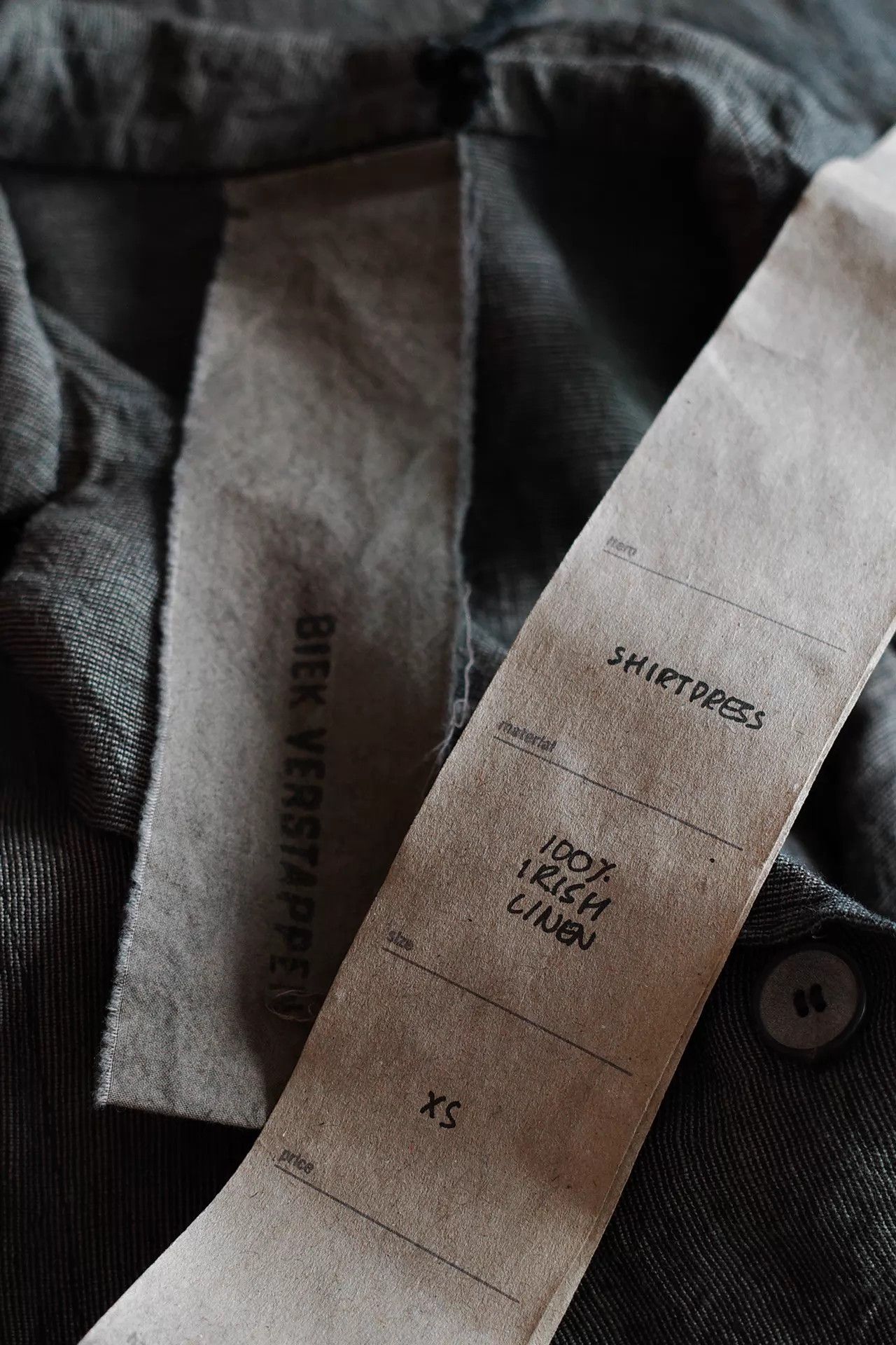 Biek Verstappen Biek Verstappen 00s Irish Linen Shirtdress Size XS / US 0-2 / IT 36-38 - 6 Thumbnail