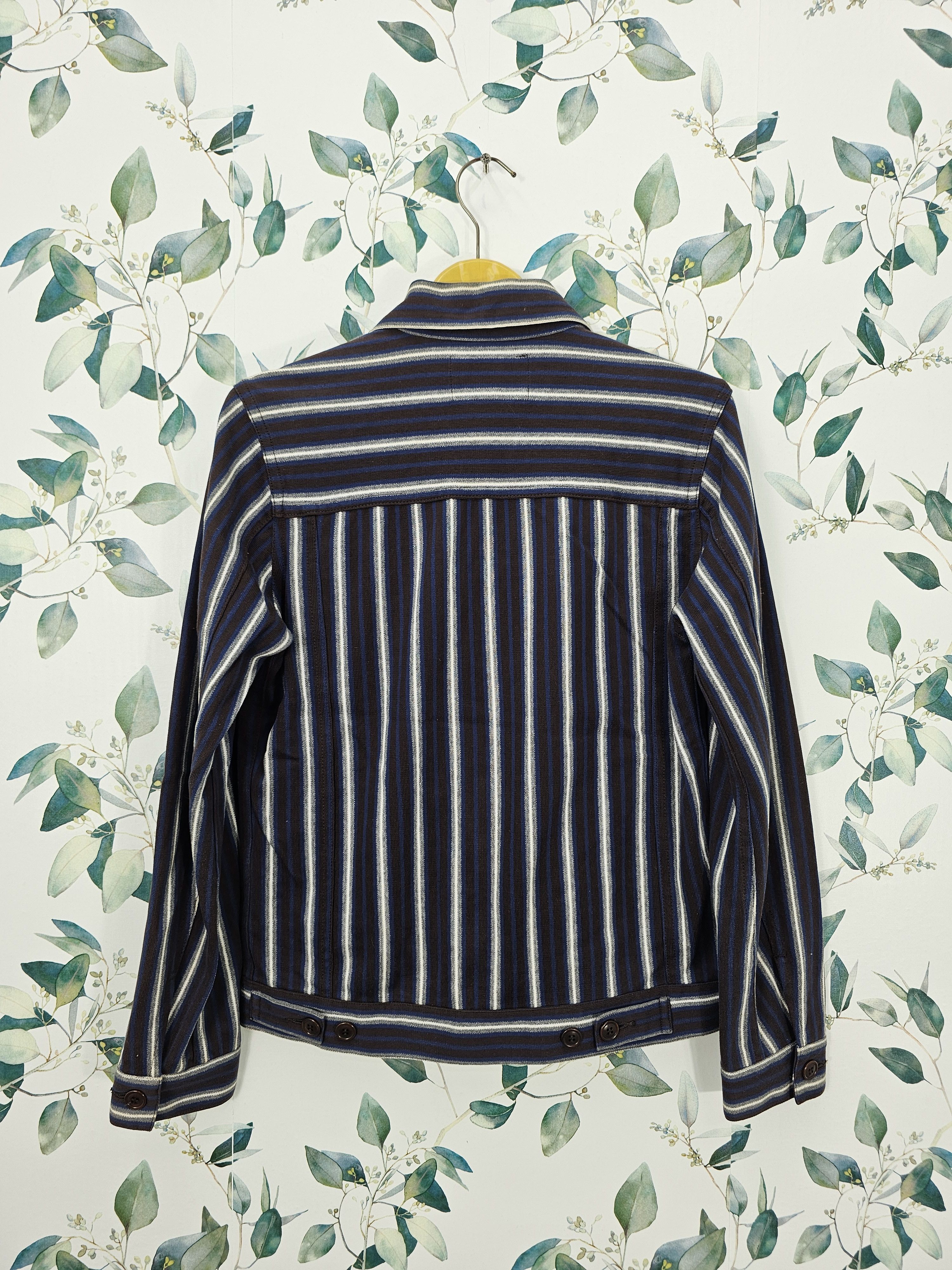 CABANE de ZUCCa Vintage CABANE DE ZUCCA Striped Retro Style Jacket J0101 Size US S / EU 44-46 / 1 - 2 Thumbnail