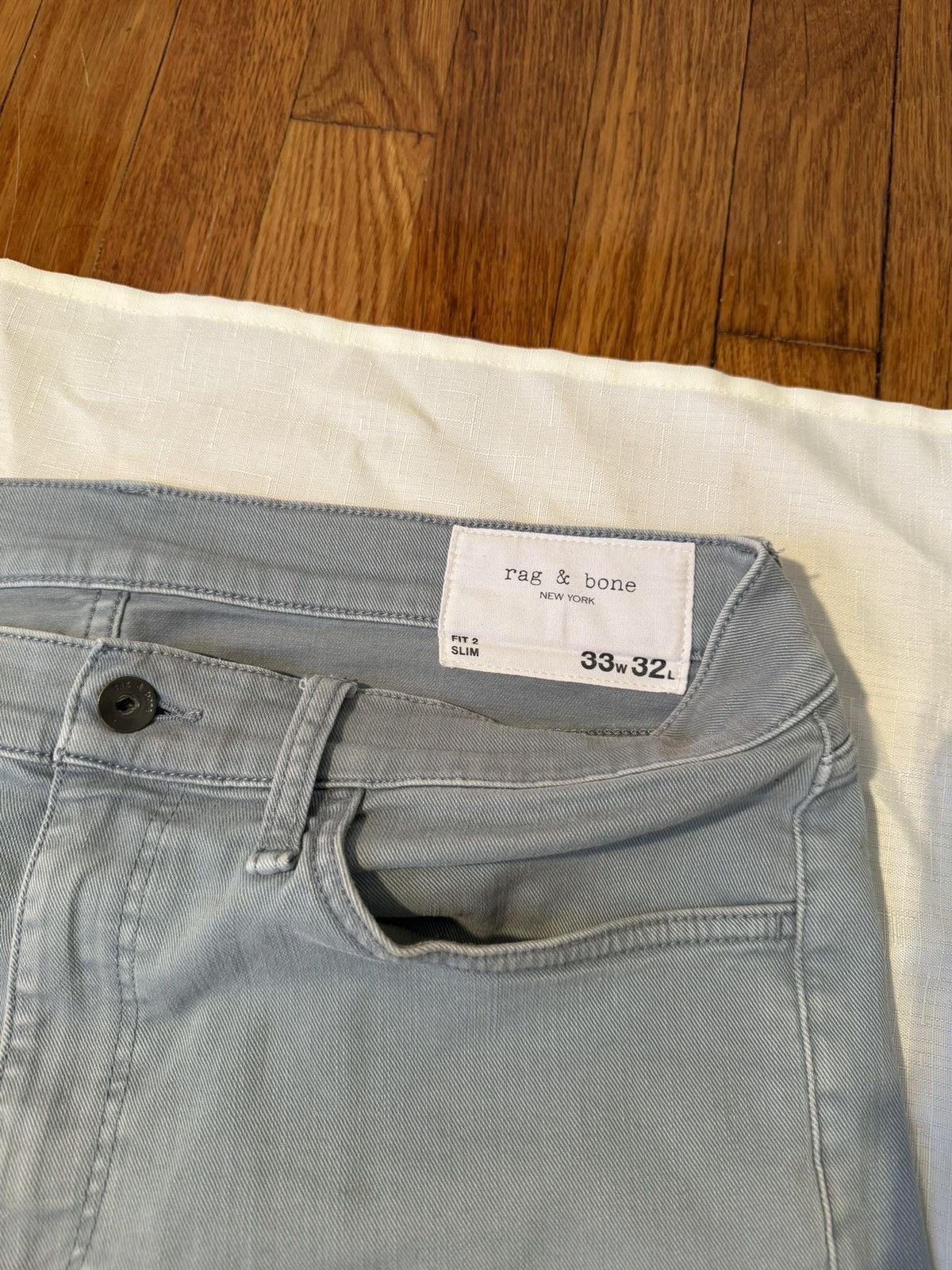 Rag & Bone RB Slim Fit 33W/32L Size US 33 - 6 Thumbnail