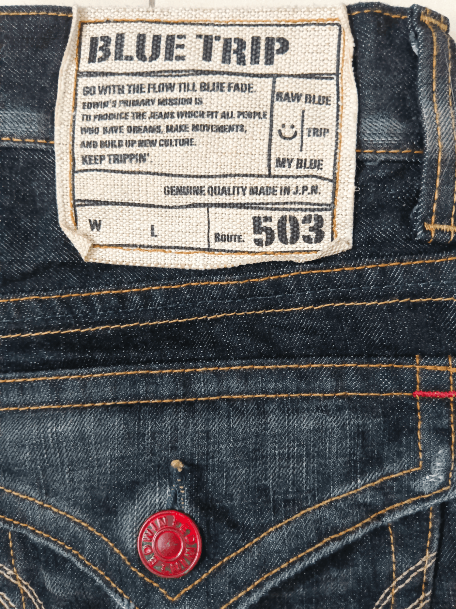 Edwin 🔥Edwin 503🔥 Seditionaries Punk Flare Denim Size US 33 - 10 Thumbnail
