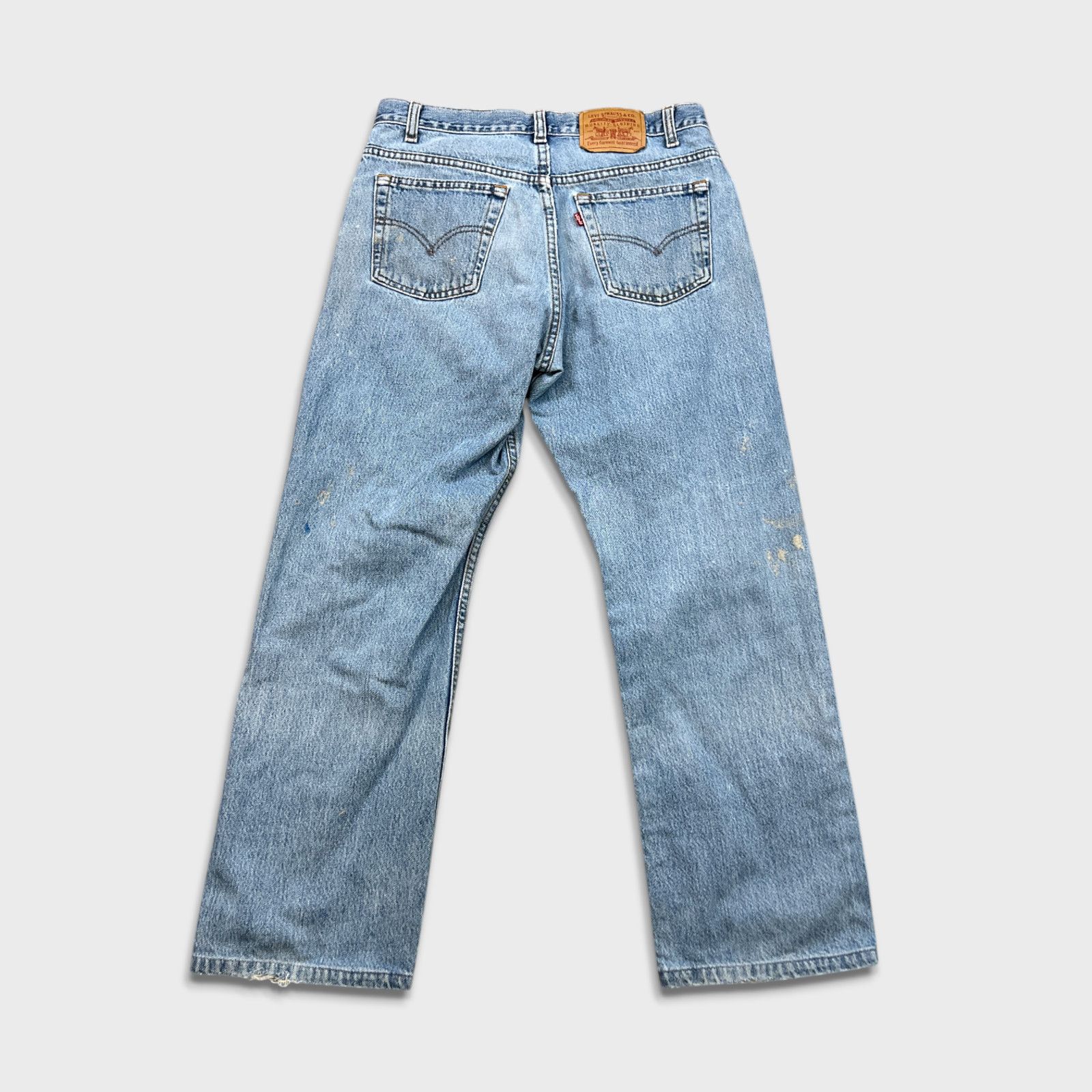 Levi's × Vintage VTG Levi's 528 Jeans 33x32 Metro Fit Distressed 90s Denim Size US 32 / EU 48 - 6 Thumbnail