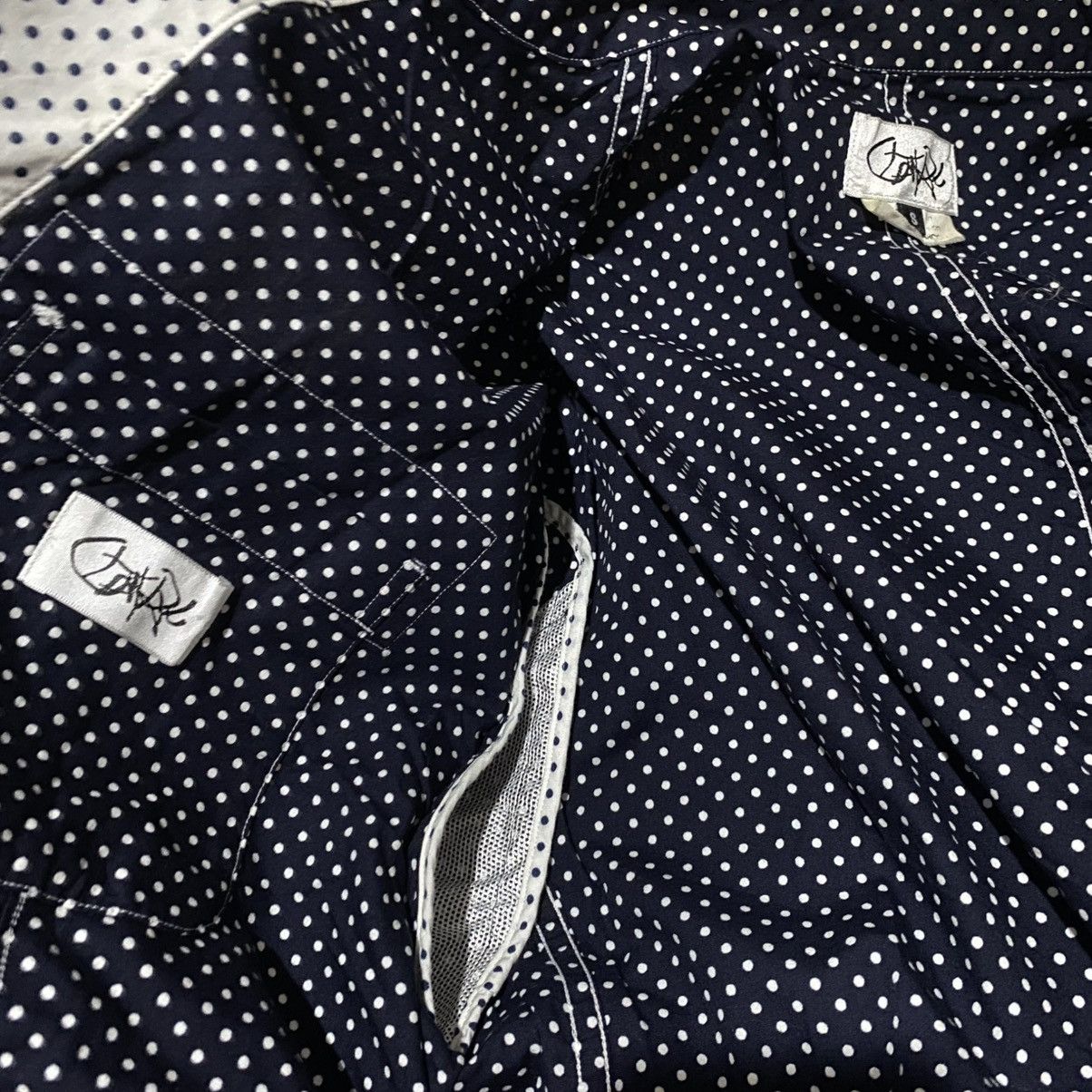 Comme des Garcons SS12 Ganryu Comme Des Garcons Deconstructed Polka Dot Jacket Size US S / EU 44-46 / 1 - 6 Thumbnail