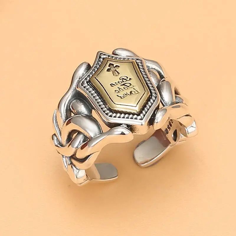 Japanese Brand × Jewelry × Vintage retro personality cross eating Ring Size ONE SIZE - 1 Thumbnail