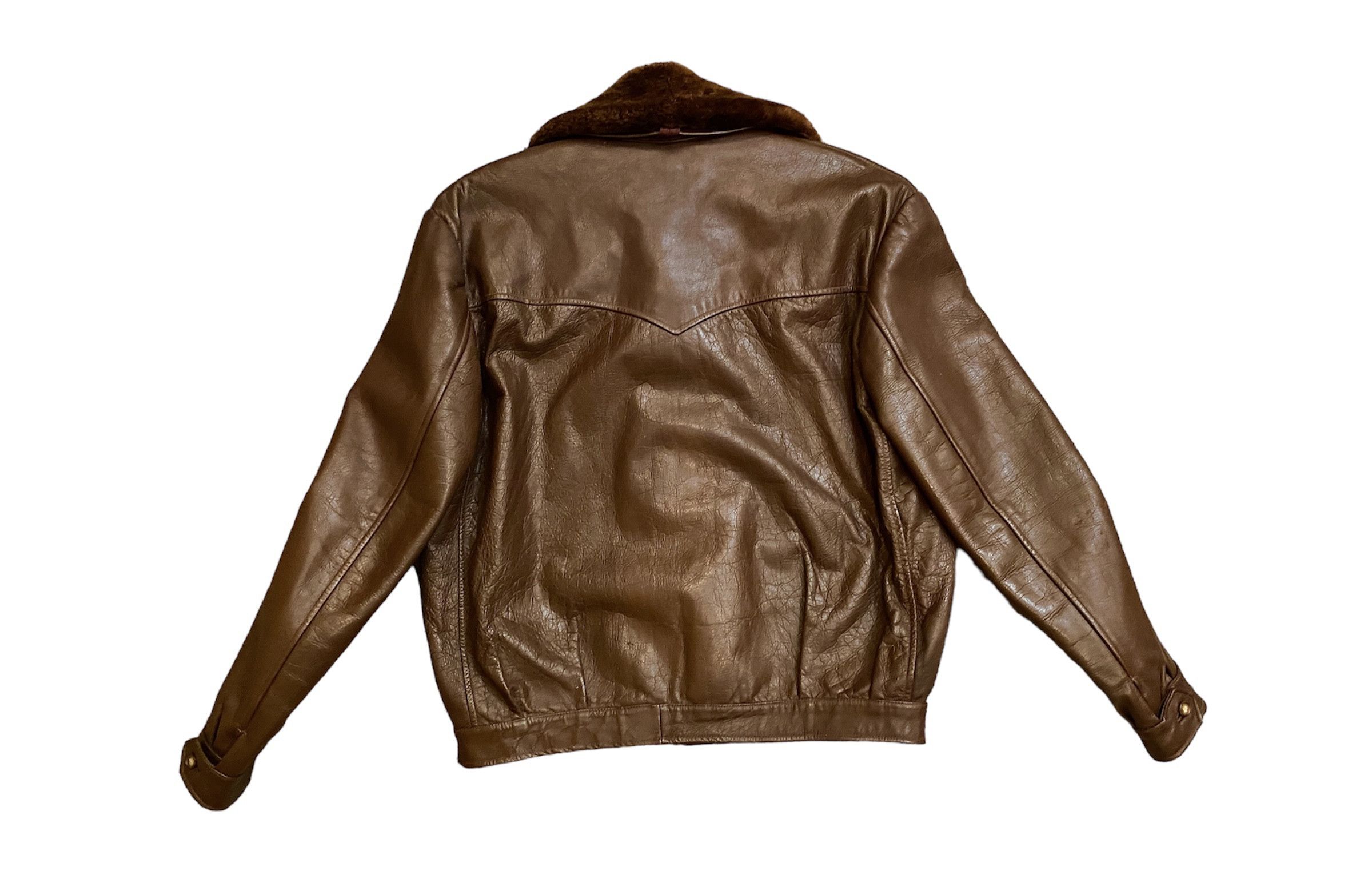 -40s WWⅡ German luftwaffe Flight Jacket Rare Retro 40s ww2 Luftwaffe German Flight Leather Jacket