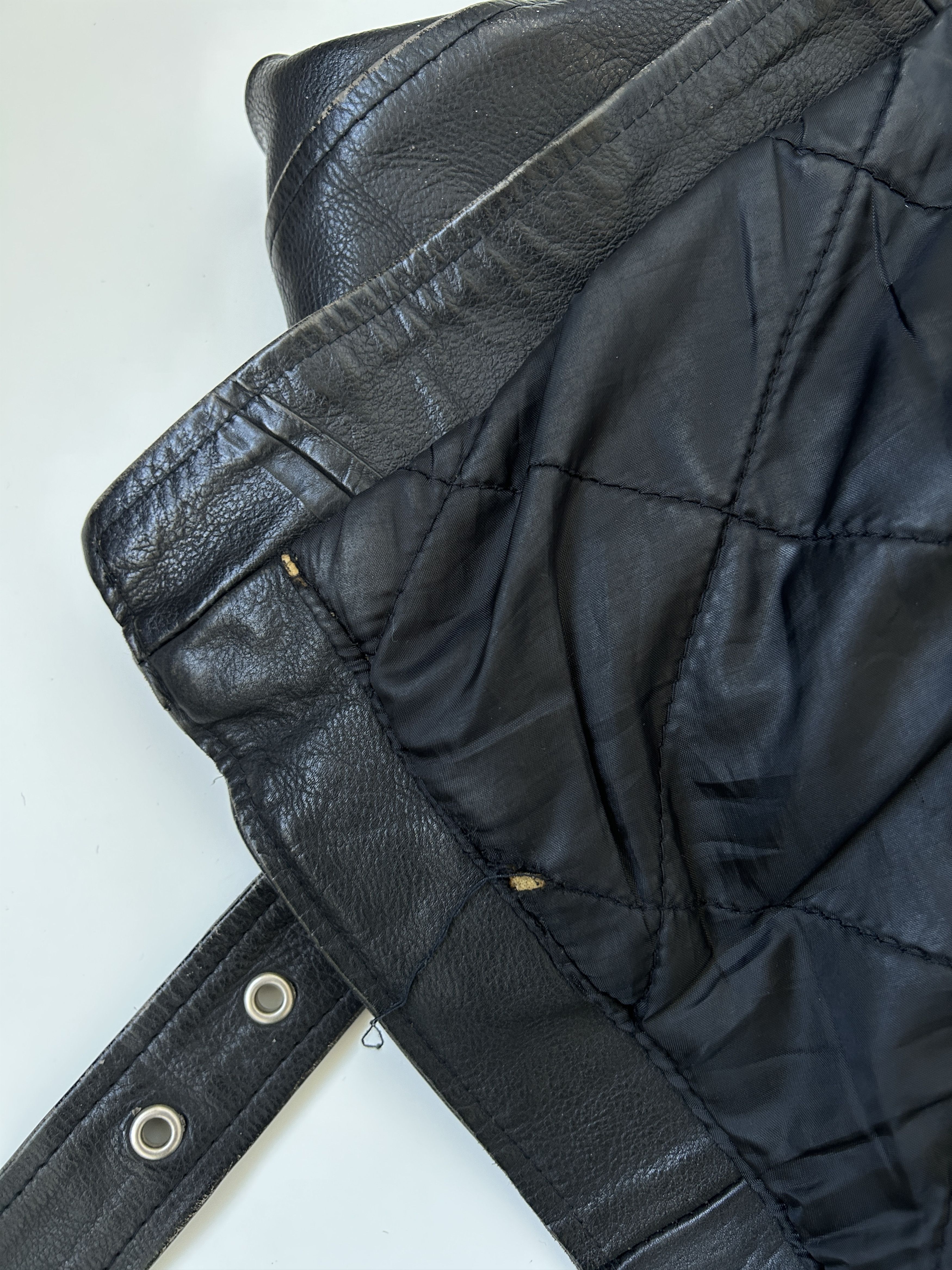 Vintage Vintage ramones biker leather jacket Size US M / EU 48-50 / 2 - 22 Thumbnail
