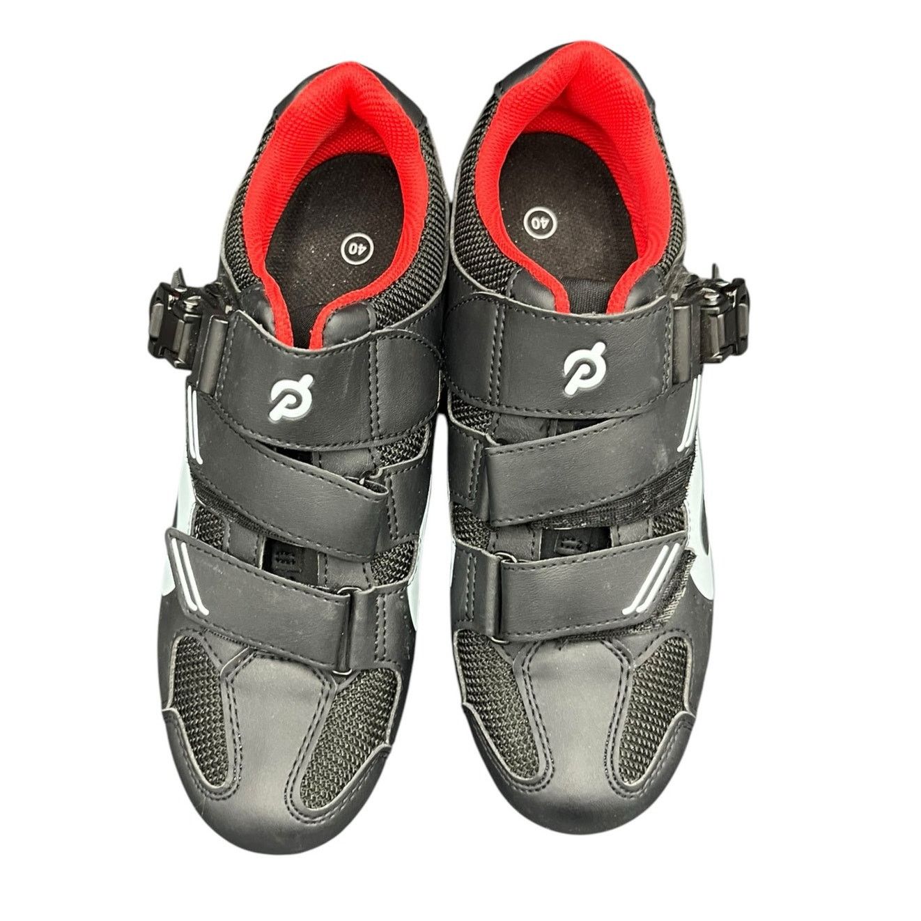 Peloton Peloton Cycling Shoes Black White Red Size 40 Women Size 9 Size US 9 / IT 39 - 6 Thumbnail