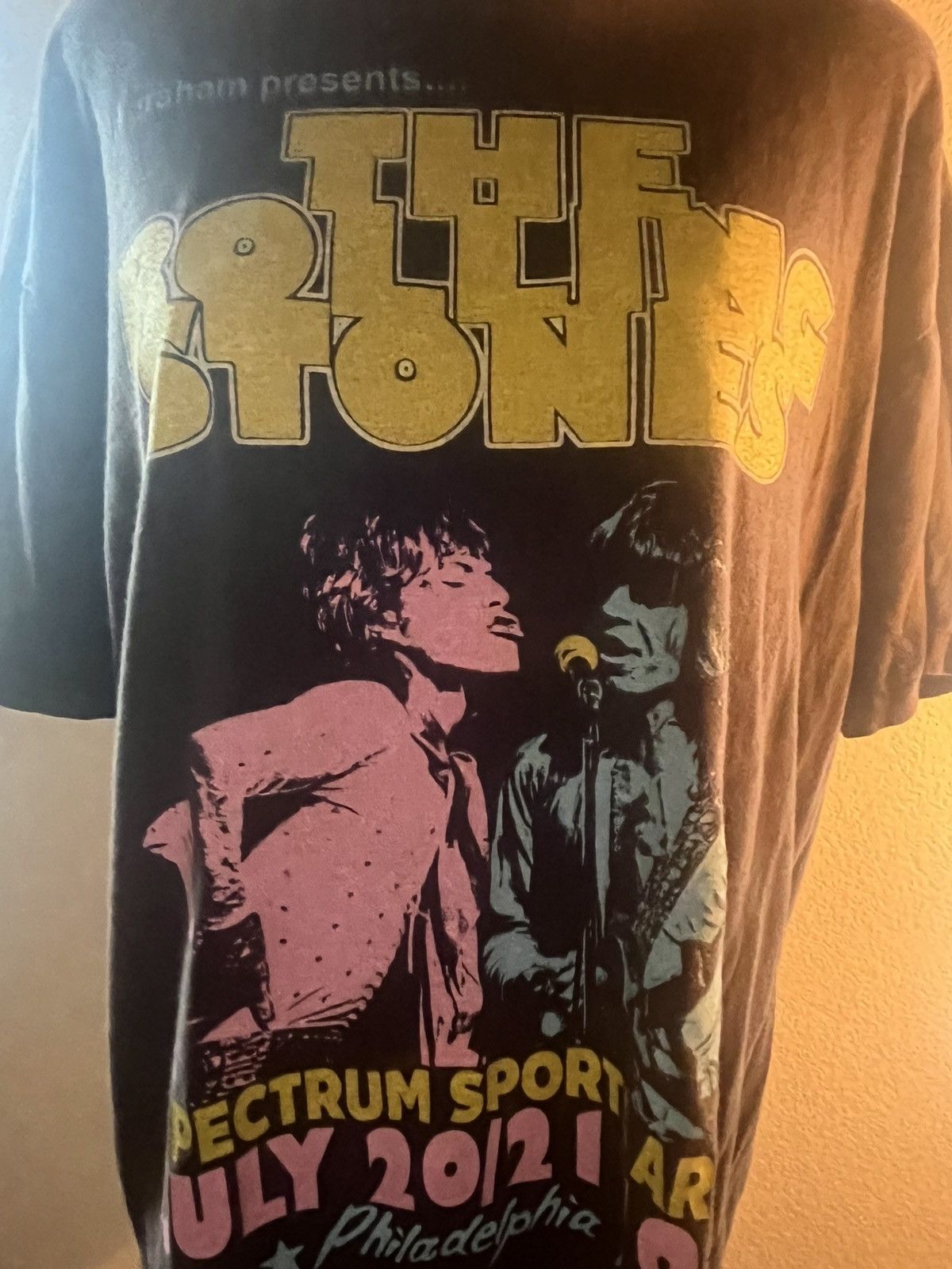 Other Vintage (RARE) 1970s single stitch Rolling Stones concert t Size US M / EU 48-50 / 2 - 5 Thumbnail