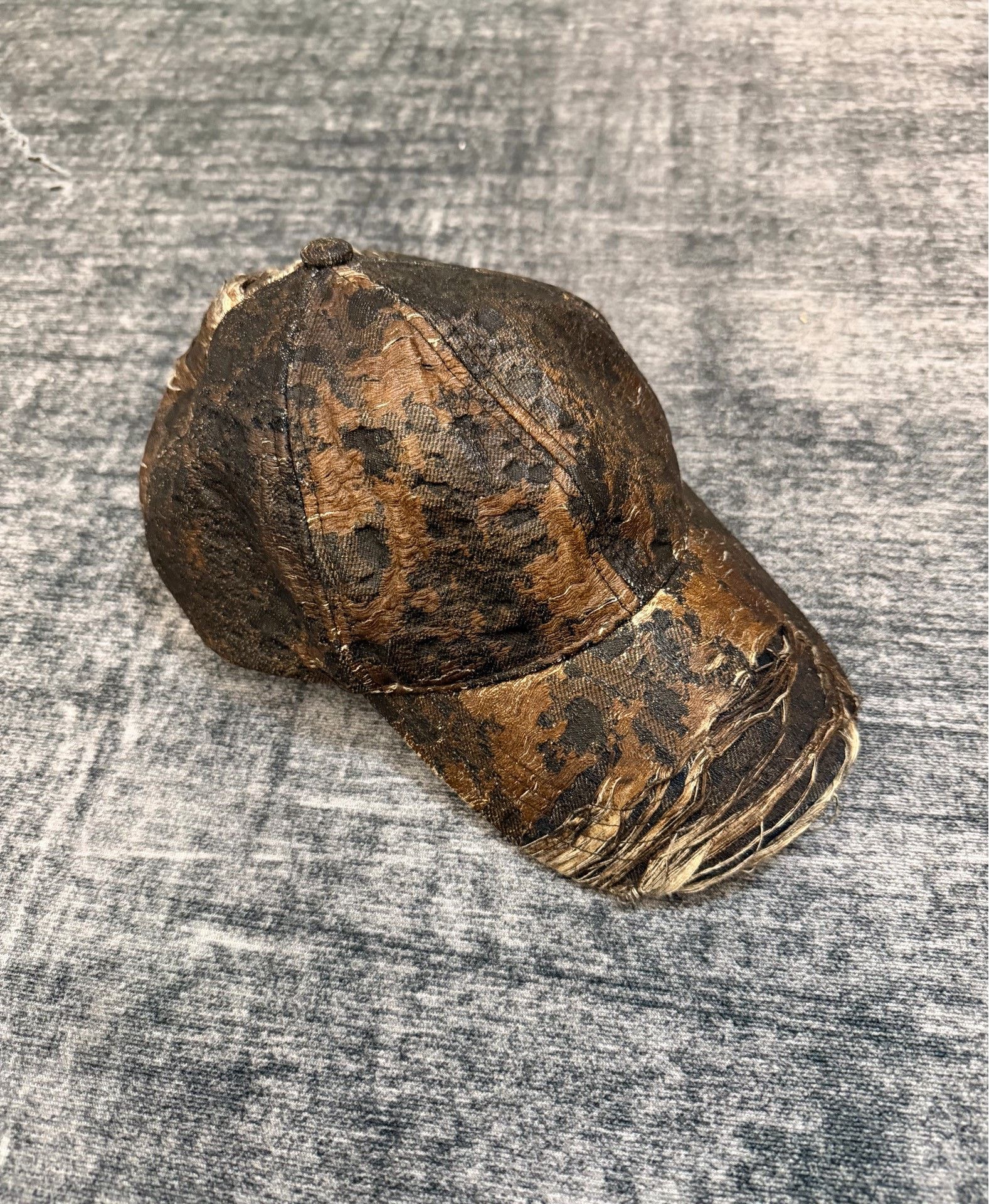 Acne Studios Acne Studios Denim Brown Hat S Men Size ONE SIZE - 1 Thumbnail