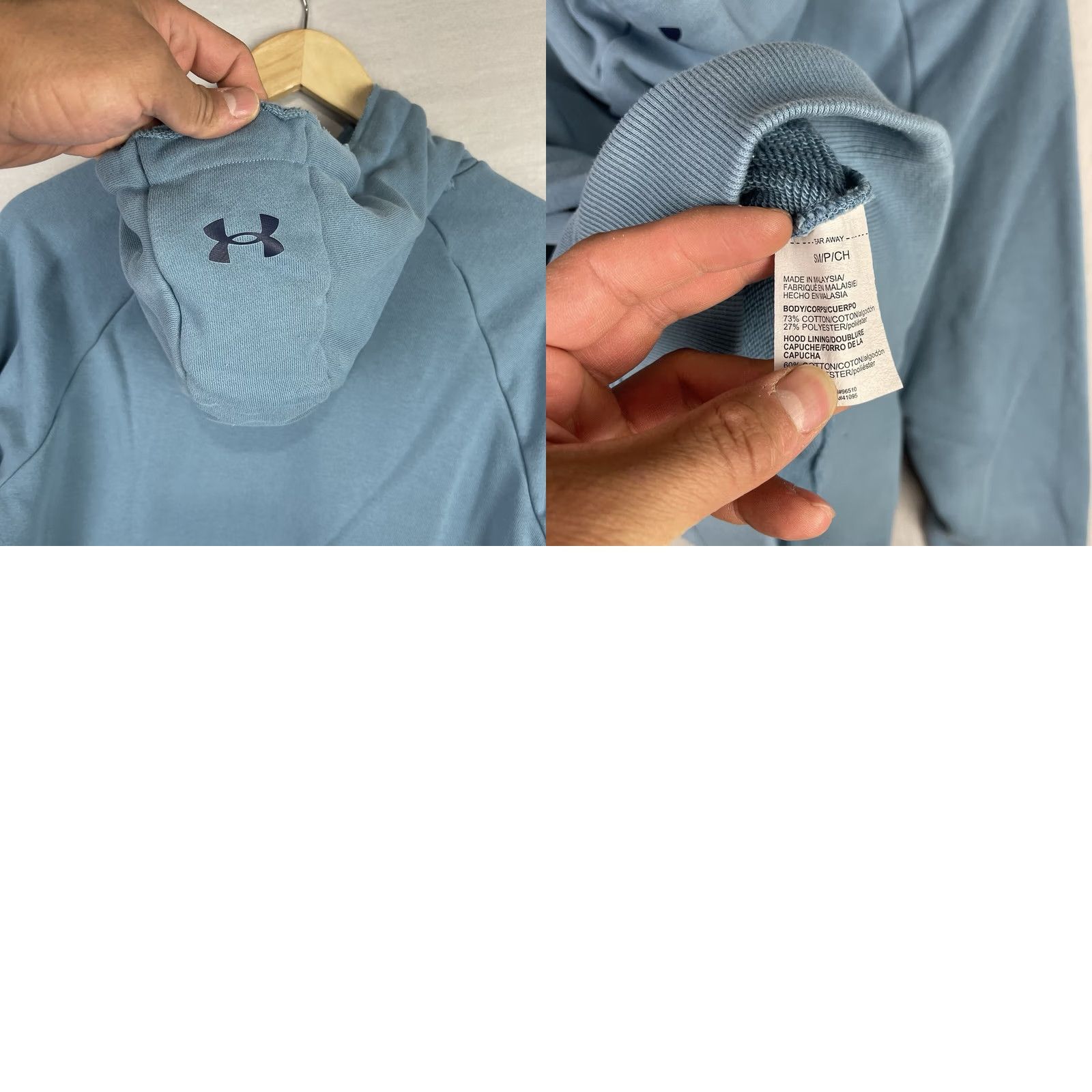 Under Armour Under Armour Project Rock Hoodie Mens Small Blue Team Rock Pullover Sweatshirt Size US S / EU 44-46 / 1 - 9 Thumbnail