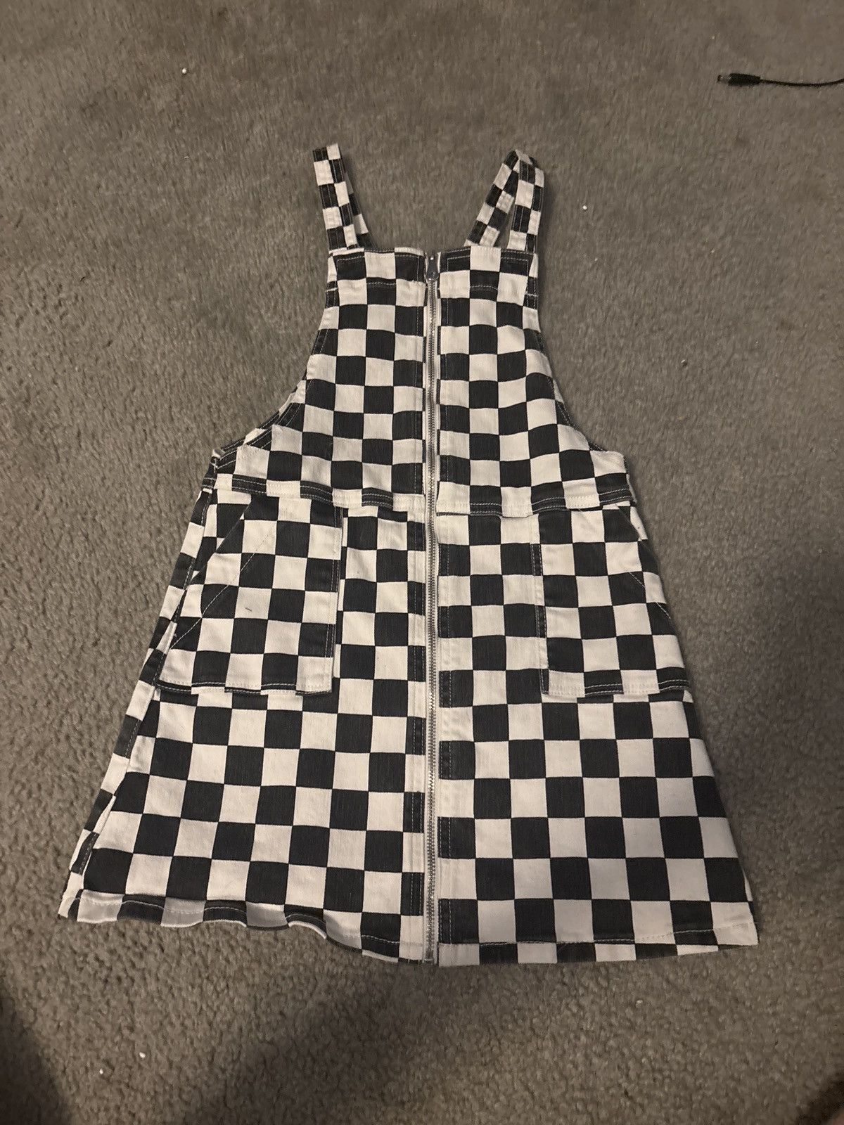 Other Checkered skirt overalls Size L / US 10 / IT 46 - 1 Thumbnail