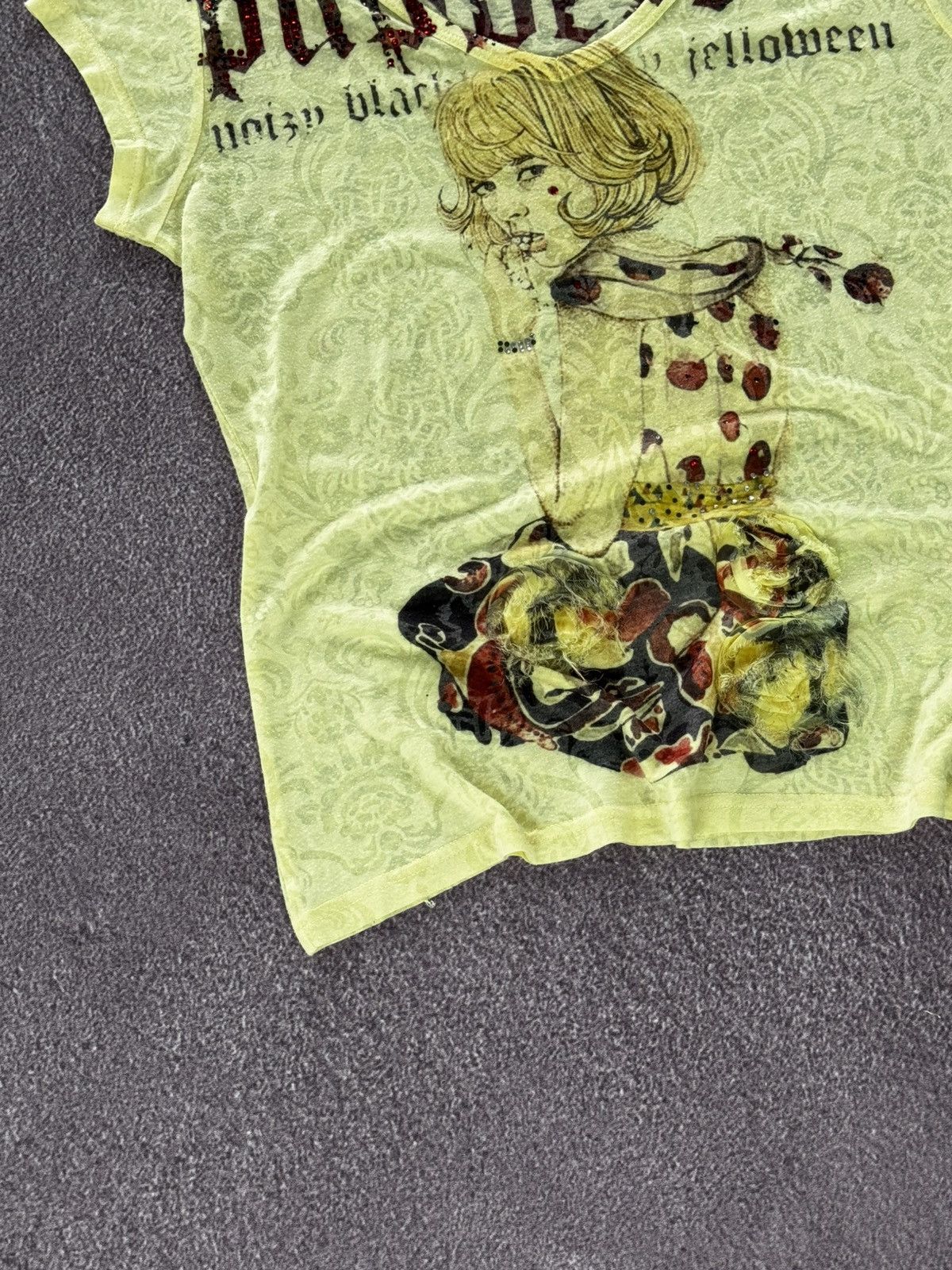 Hysteric Glamour 00s Hysteric Glamour Style Grunge Printed T-Shirt Size M / US 6-8 / IT 42-44 - 7 Thumbnail