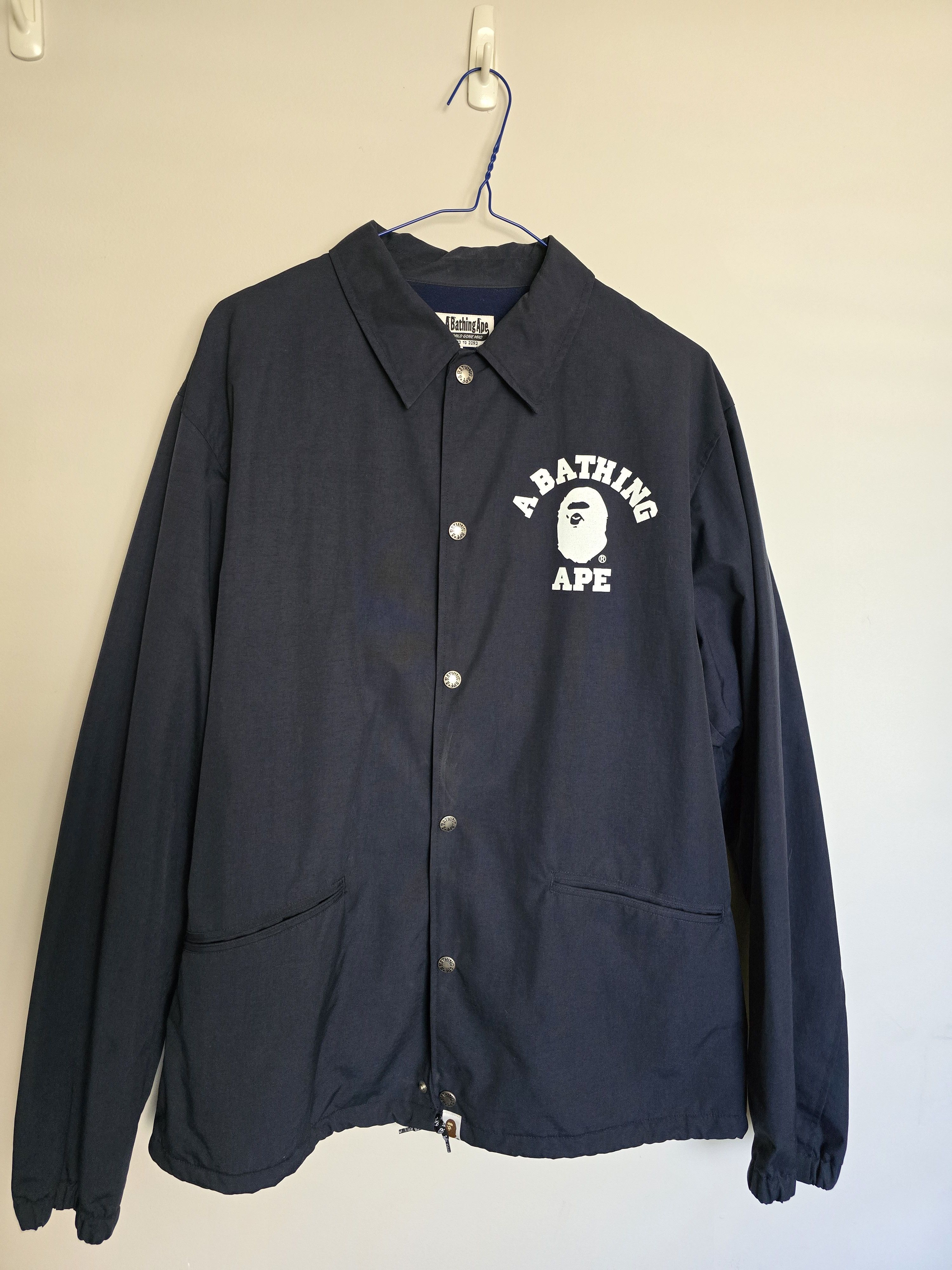 Bape College Coach Jacket Size US XL / EU 56 / 4 - 1 Thumbnail
