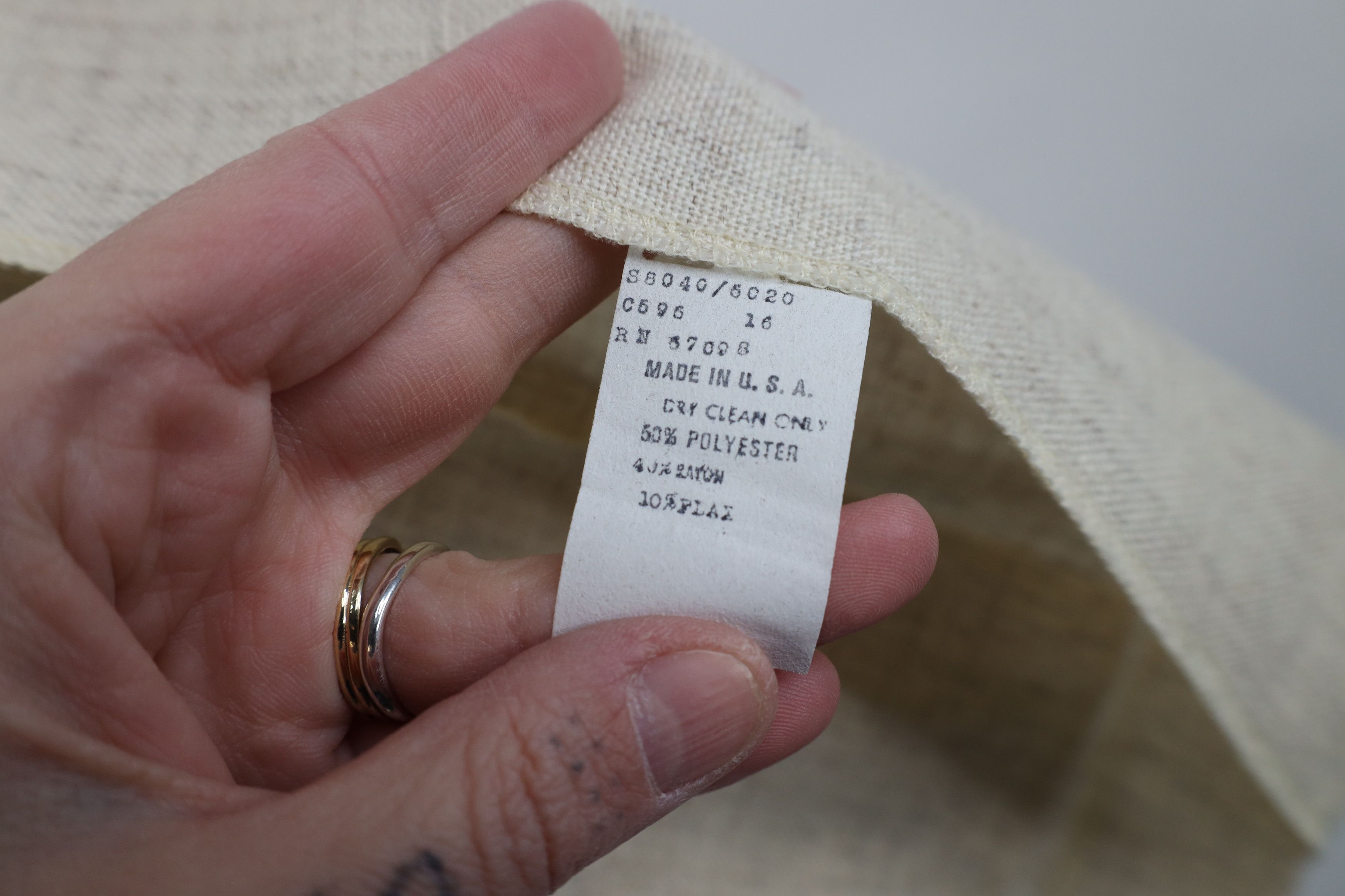 Vintage Vintage 60s Streetwear Flax Linen Blazer Jacket USA Size XXL / US 16-18 / IT 52-54 - 12 Thumbnail