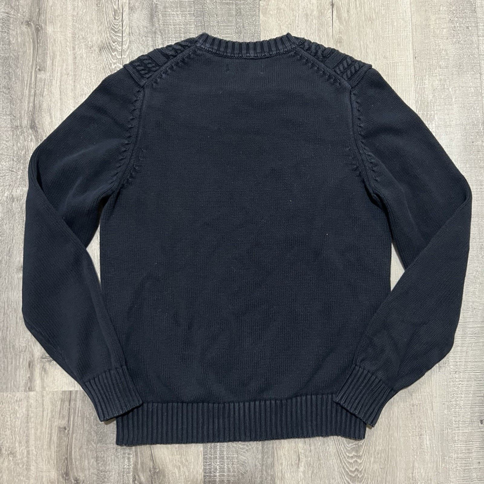 Ben Sherman Ben Sherman Cotton Cable Knit Sweater M Pull Over Heavy Knit Size US M / EU 48-50 / 2 - 2 Thumbnail