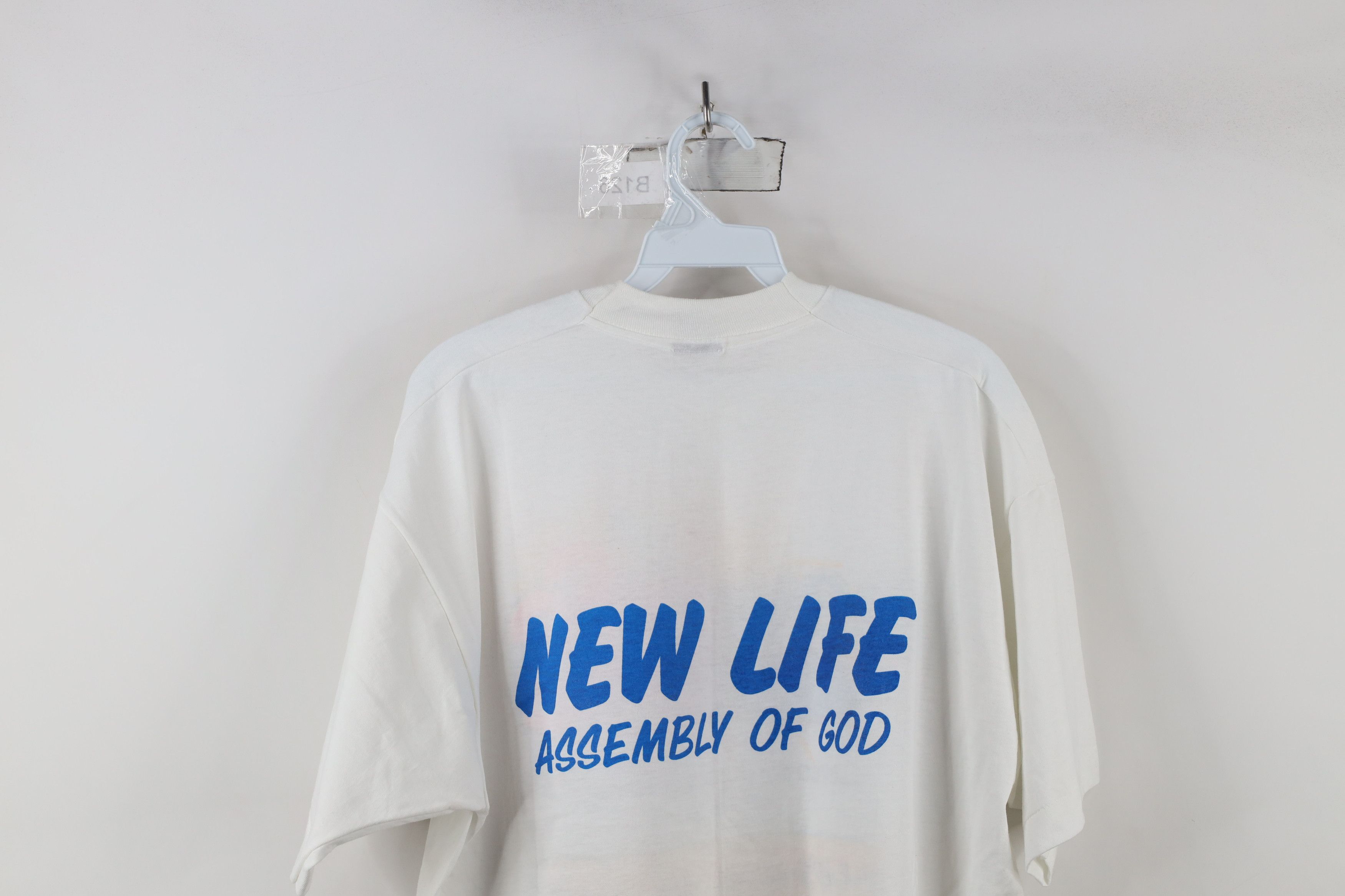 Vintage Vintage 90s Christian New Life Jesus Romans 6:4 T-Shirt USA Size US XL / EU 56 / 4 - 12 Thumbnail