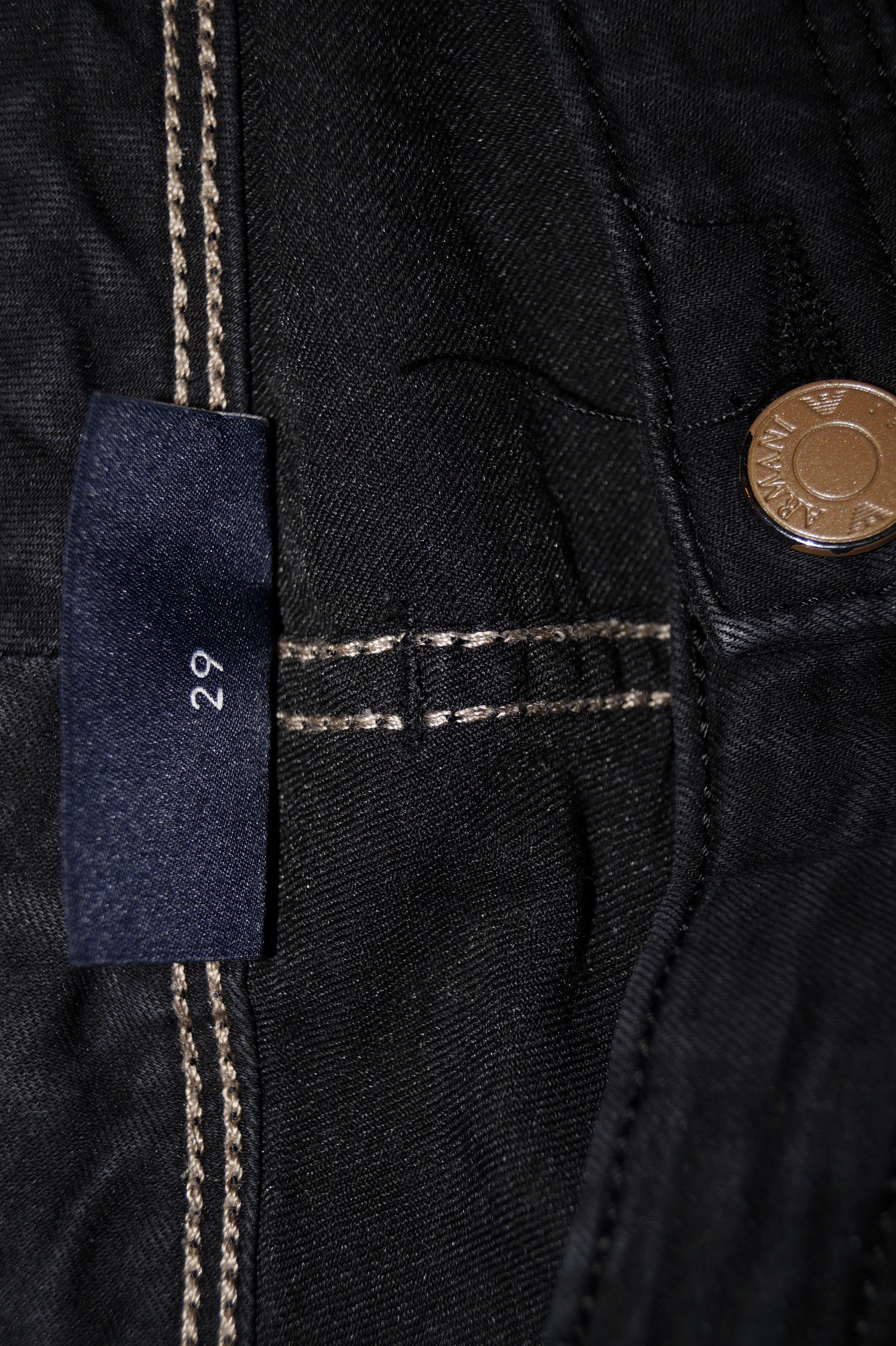Armani Armani Womens black jeans 29 size Size 29" - 15 Thumbnail