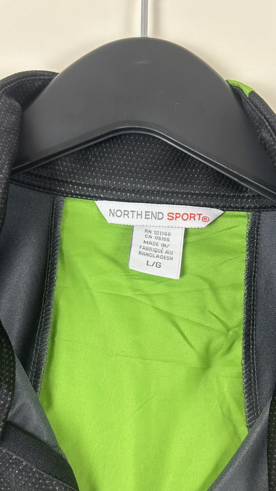Vintage Soft Shell Sport Jacket Large Man Green Grey Black Size US L / EU 52-54 / 3 - 3 Thumbnail