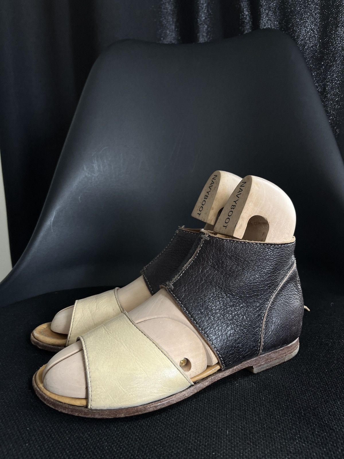 MoMA MoMa Leather Roman Style Sandals Size US 7 / IT 37 - 2 Thumbnail