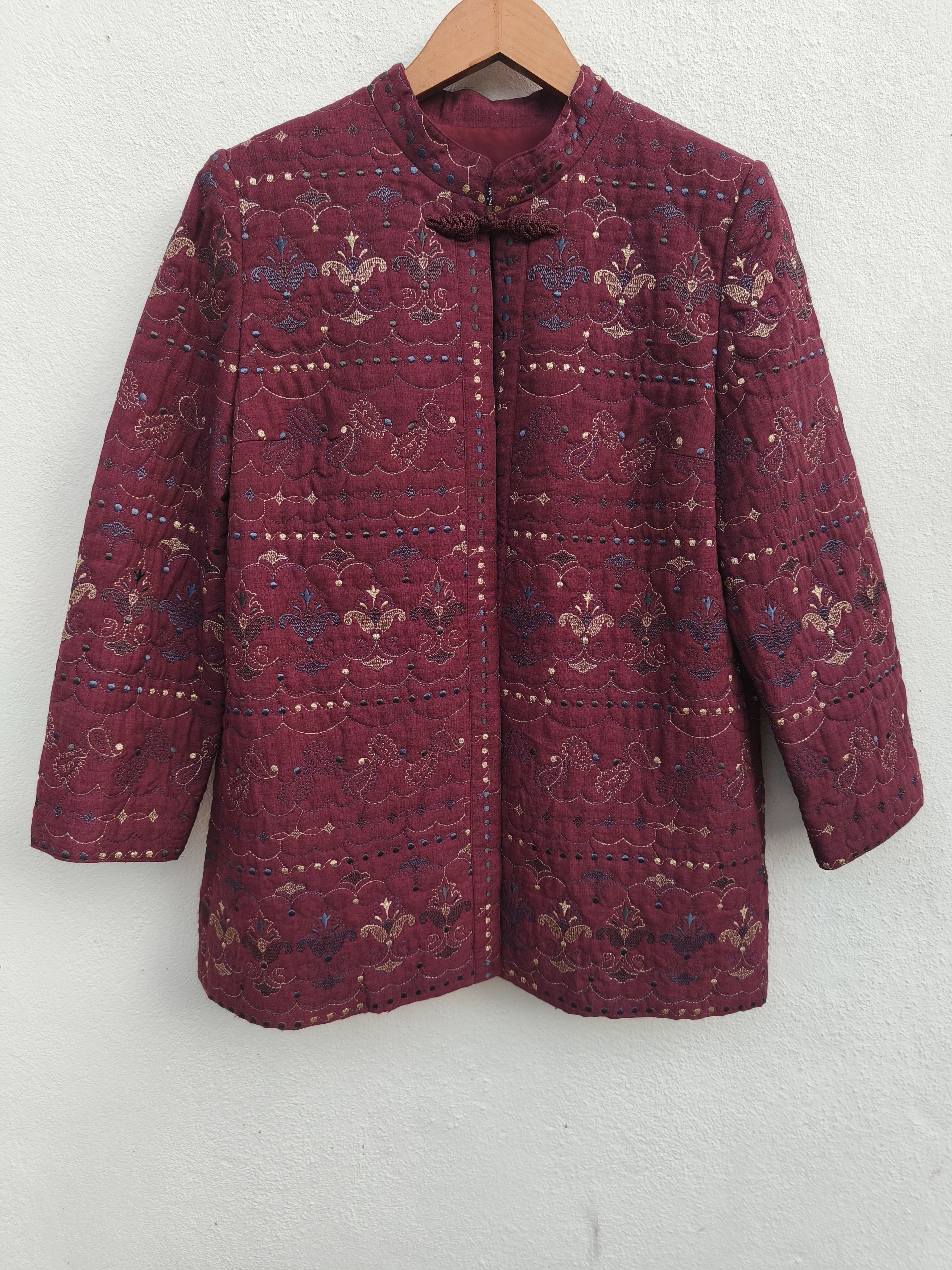 Porter Pret a Porter cheongsam jacket cardigan Size US M / EU 48-50 / 2 - 1 Thumbnail