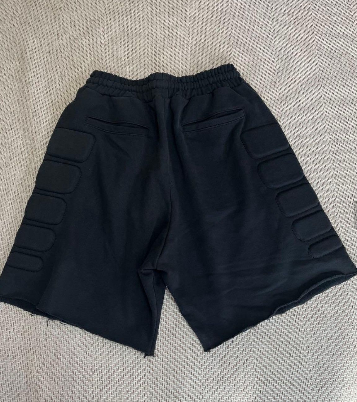 Satoshi Nakamoto Satoshi Nakamoto Black Padding Moto Shorts Size US 31 - 2 Thumbnail