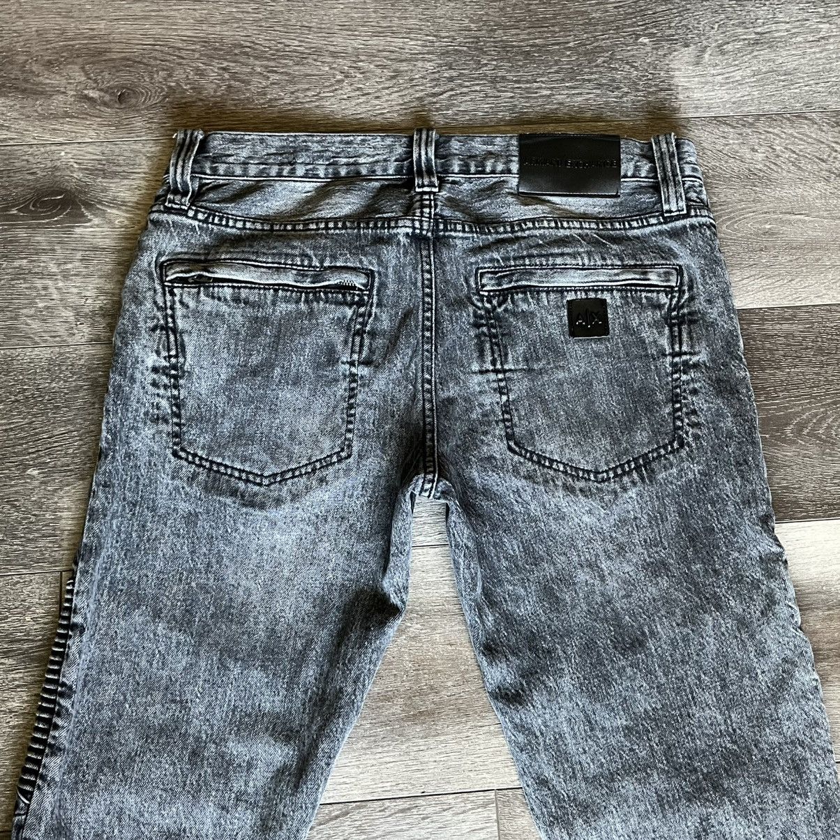 Armani Exchange Vintage Armani Exchange AX 5 Pocket Skinny Biker Denim Jeans Size US 32 / EU 48 - 3 Thumbnail