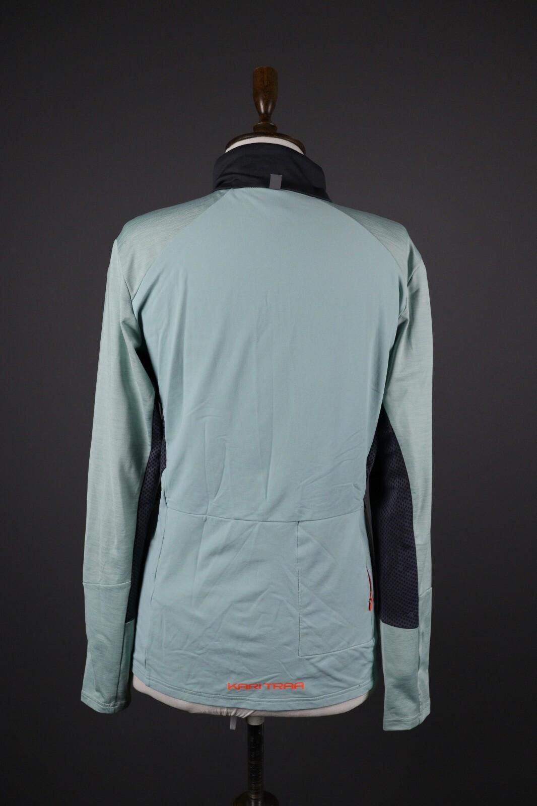 Designer Kari Traa Blue Full Zip Activewear Lightweight Jacket Size L Size L / US 10 / IT 46 - 9 Thumbnail