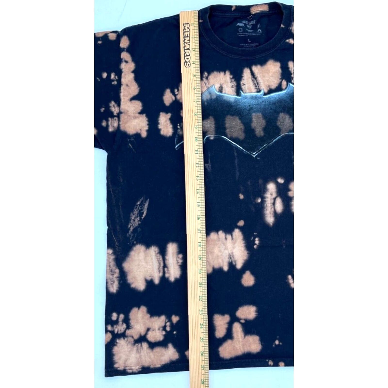 Vintage Justice League Men’s Batman Tie Dye T-Shirt Sz L Size US L / EU 52-54 / 3 - 6 Thumbnail