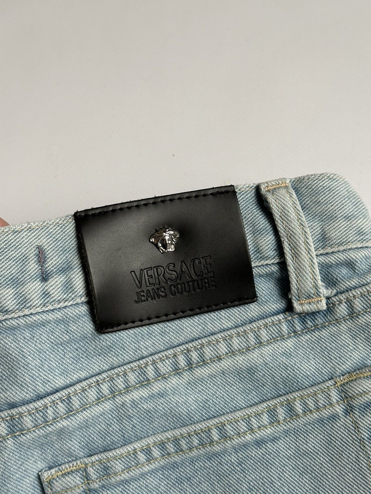 Versace × Versace Jeans Couture × Vintage Vintage Versace Jeans Couture Denim Jeans Medusa Size 29 Size 29" - 5 Thumbnail