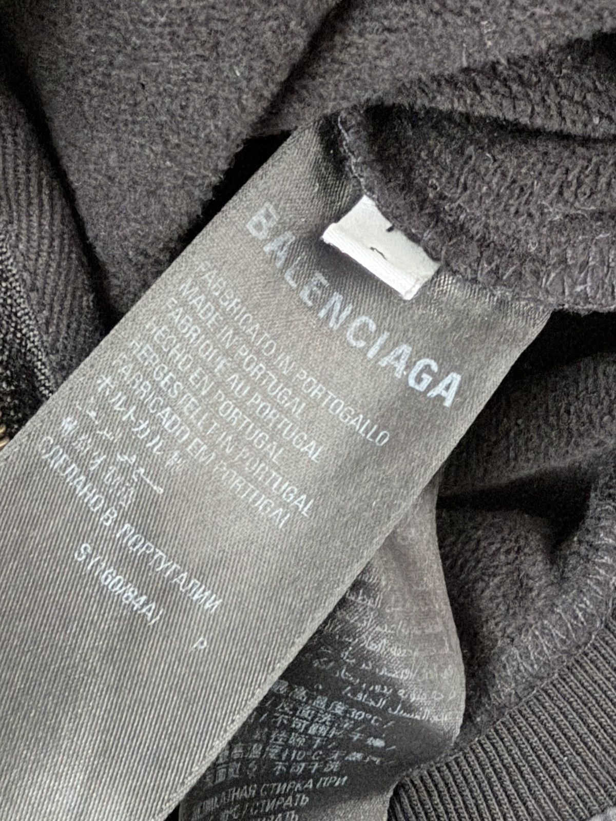 Balenciaga back tab cropped zip up Size US S / EU 44-46 / 1 - 7 Thumbnail