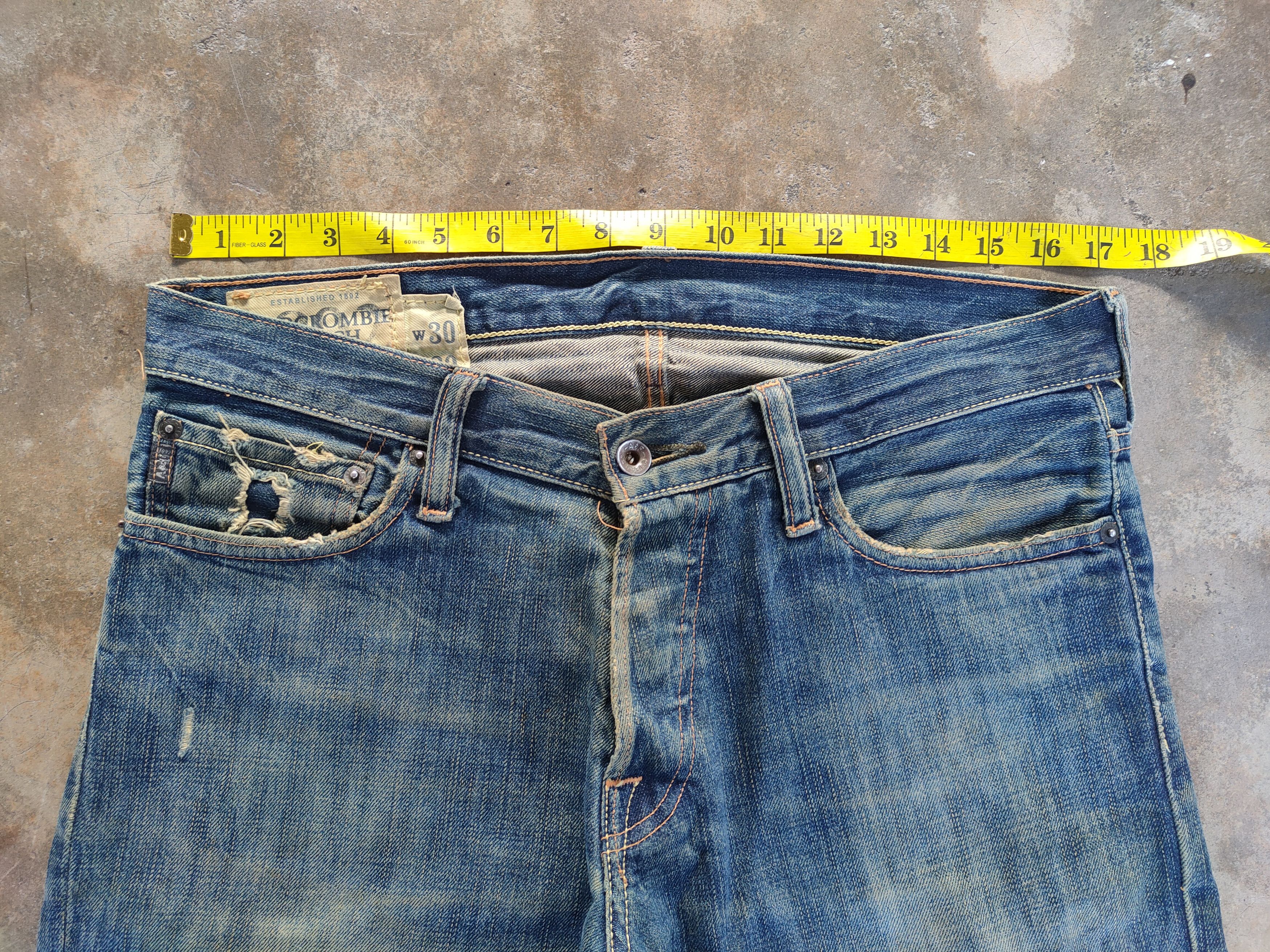 Abercrombie & Fitch VINTAGE ABERCROMBIE FLARE RUSTY FADED JEANS DENIM PANTS Size US 34 / EU 50 - 6 Thumbnail