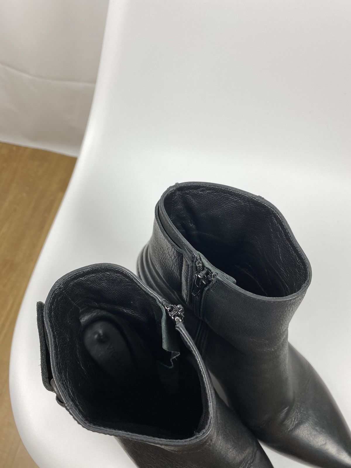 Vic Matie 87 Genuine Leather Bootie Ankle Zip size 38,5