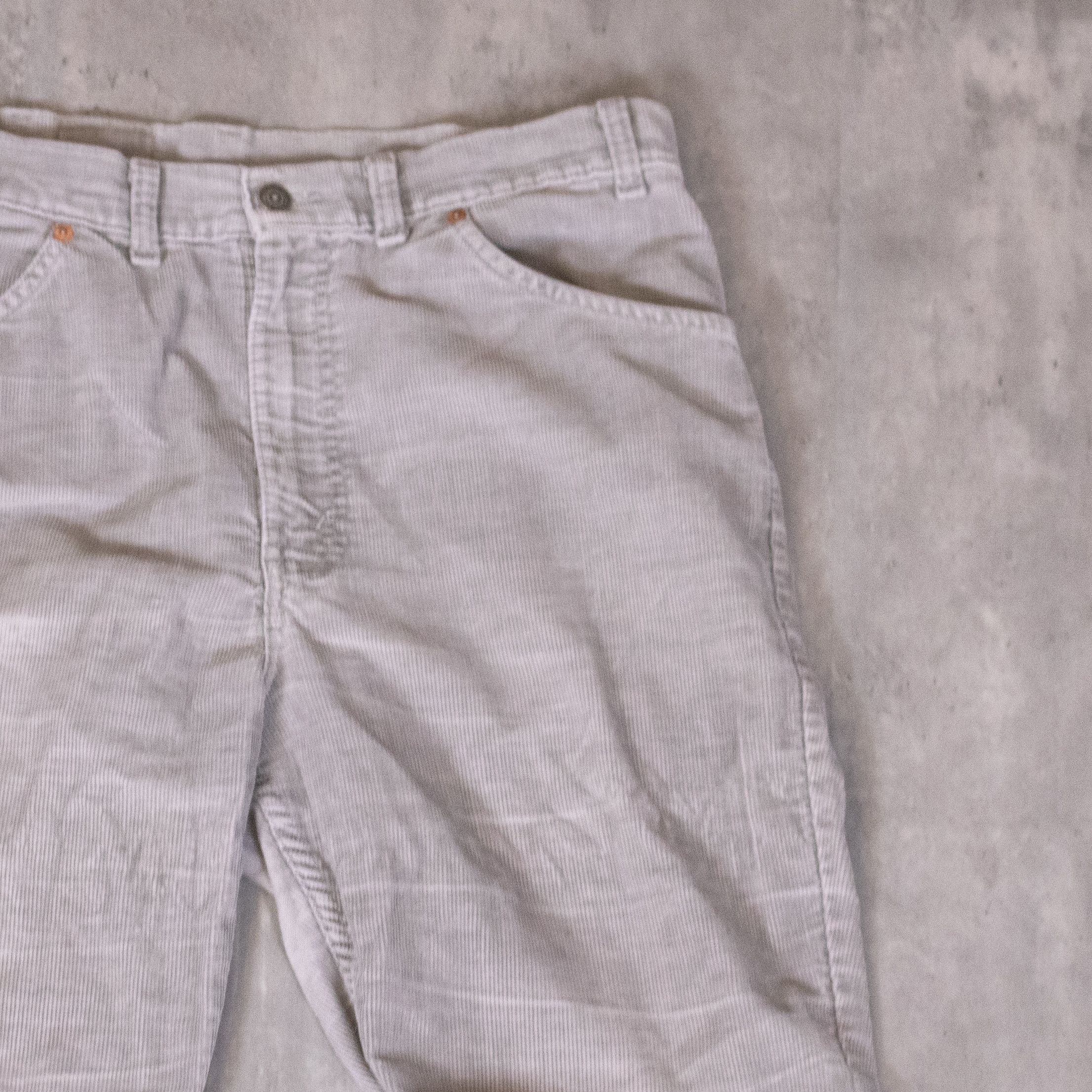 Levi's Vintage Clothing × Vintage Vintage 1990's Levis Baggy Fit Corduroy Grey Pant's Size US 34 / EU 50 - 8 Thumbnail