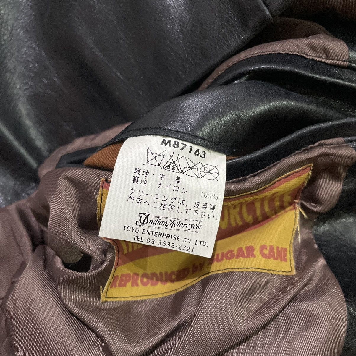 Indian Motorcycle × Sugar Cane × Toyo Enterprises Indian Motorcycle Sugar Cane Blazer Steerhide Leather Jacket Size US M / EU 48-50 / 2 - 4 Thumbnail