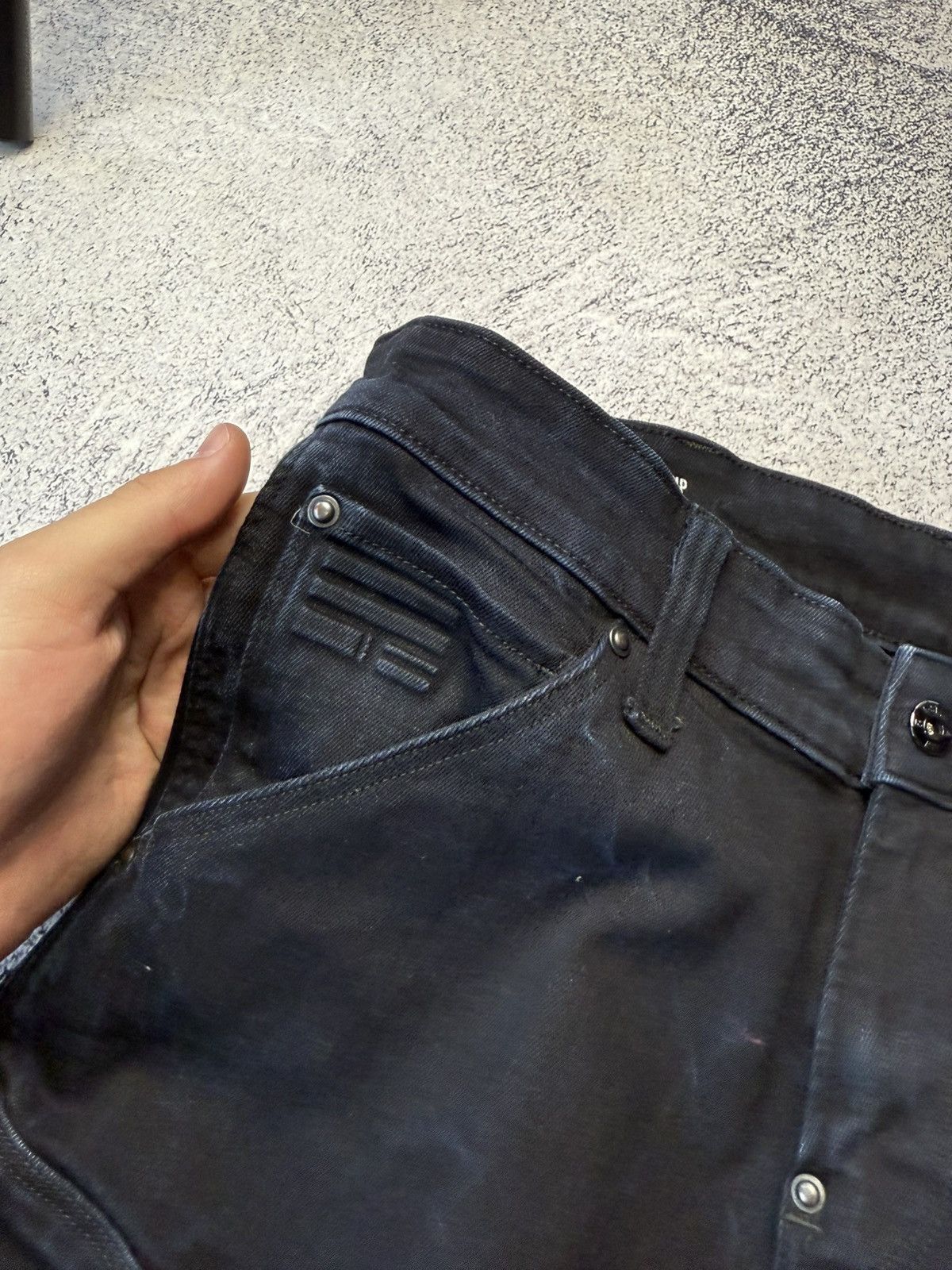 G-Star Vintage G Star Ankle Zip Pants 3D Super Slim Size US 30 / EU 46 - 16 Thumbnail