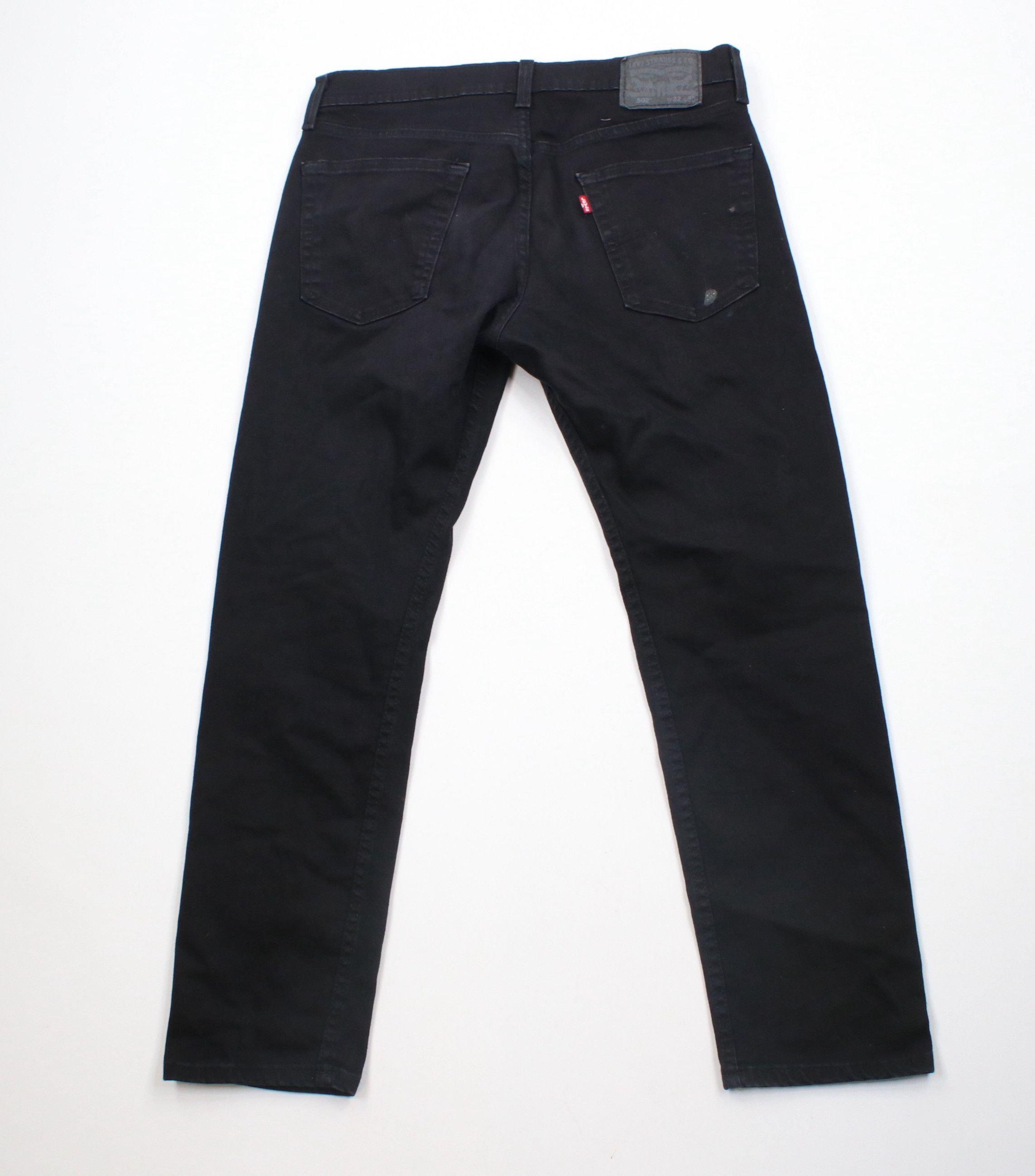 Levi's × Vintage Vintage Y2K Levis 502 Stretch Tapered Leg Denim Jeans Black Size US 32 / EU 48 - 10 Thumbnail